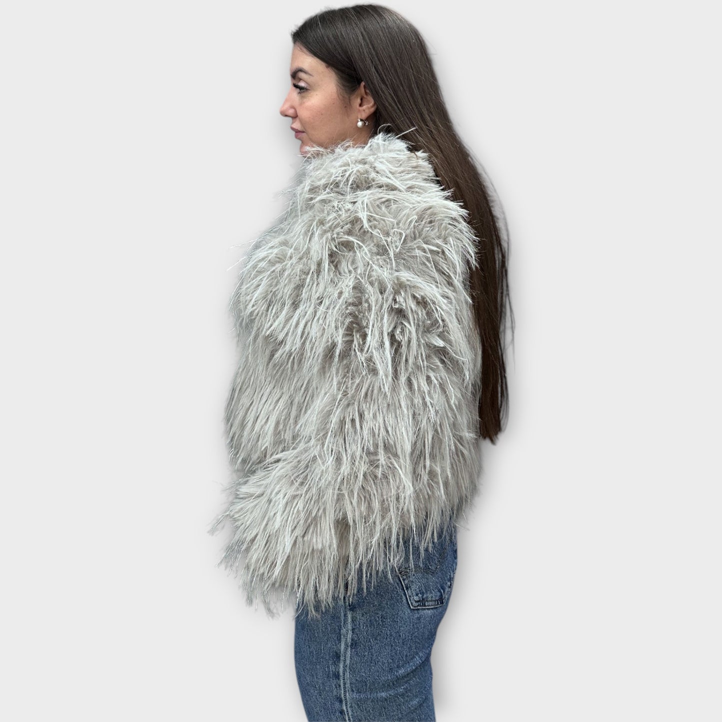Pelliccia Giacca Da Donna