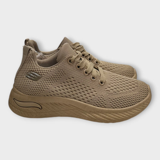 Scarpa Con Lacci In Tela