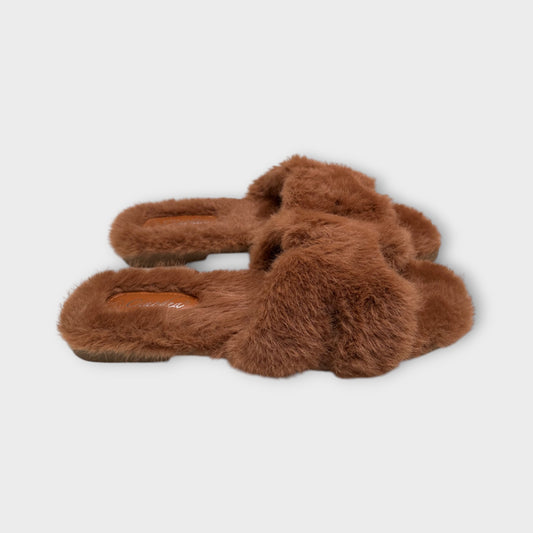 Ciabatta Donna Con Pelliccia