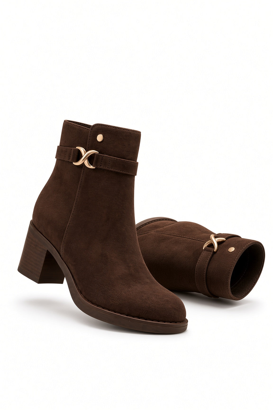Stivaletto Donna HD055-689 MARRONE