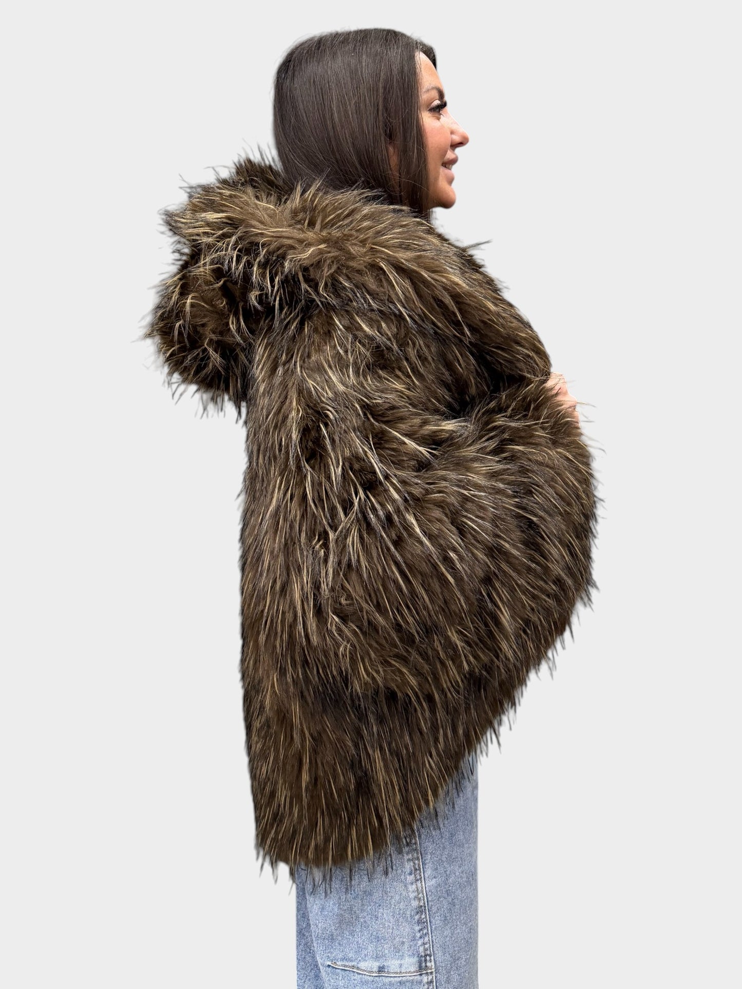Pelliccia Giacca Da Donna