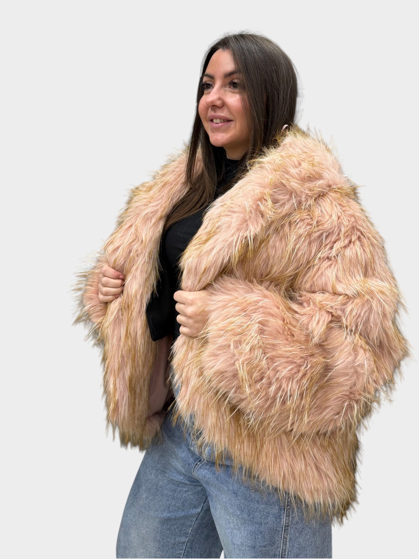 Pelliccia Giacca Da Donna