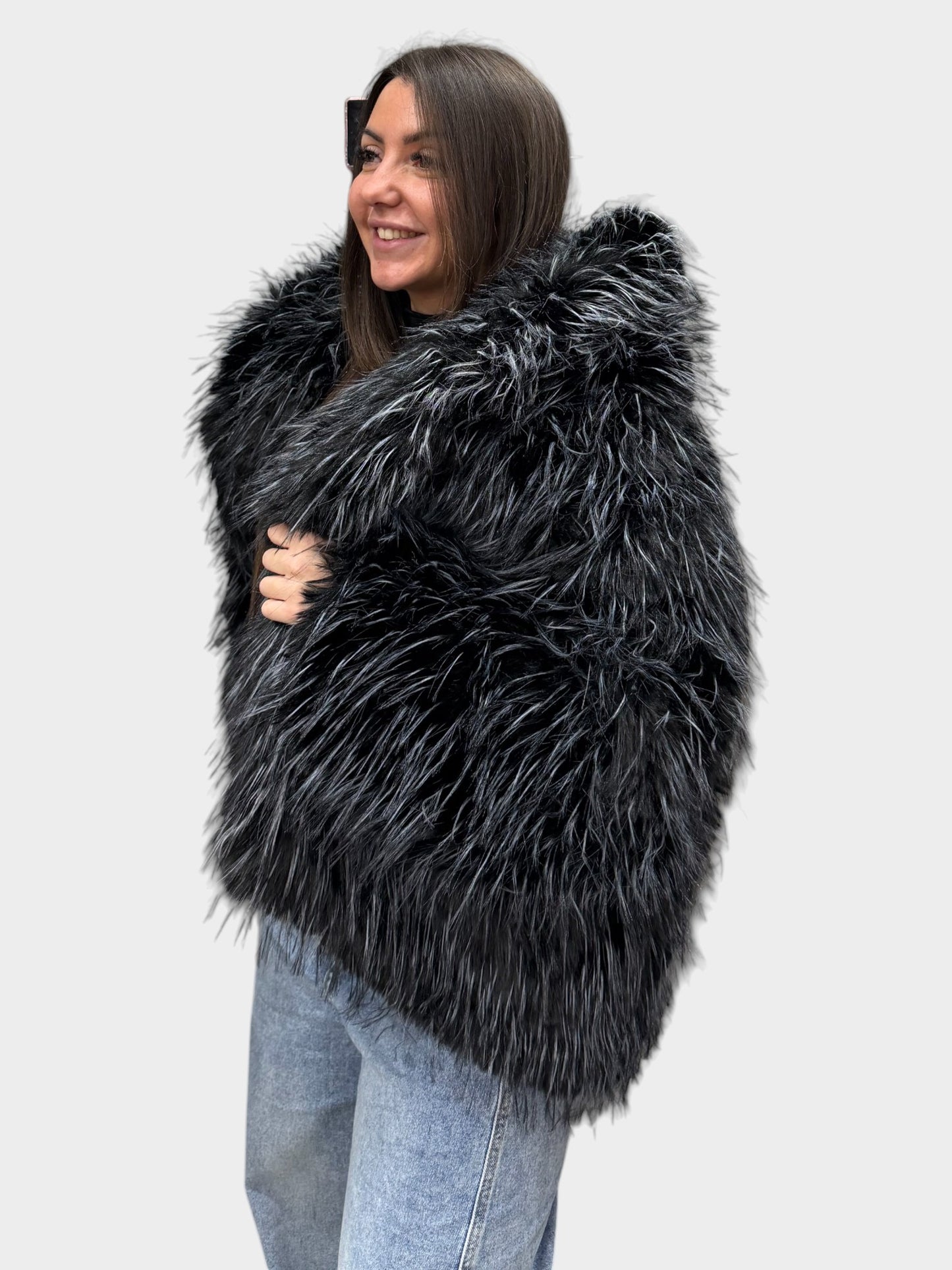 Pelliccia Giacca Da Donna