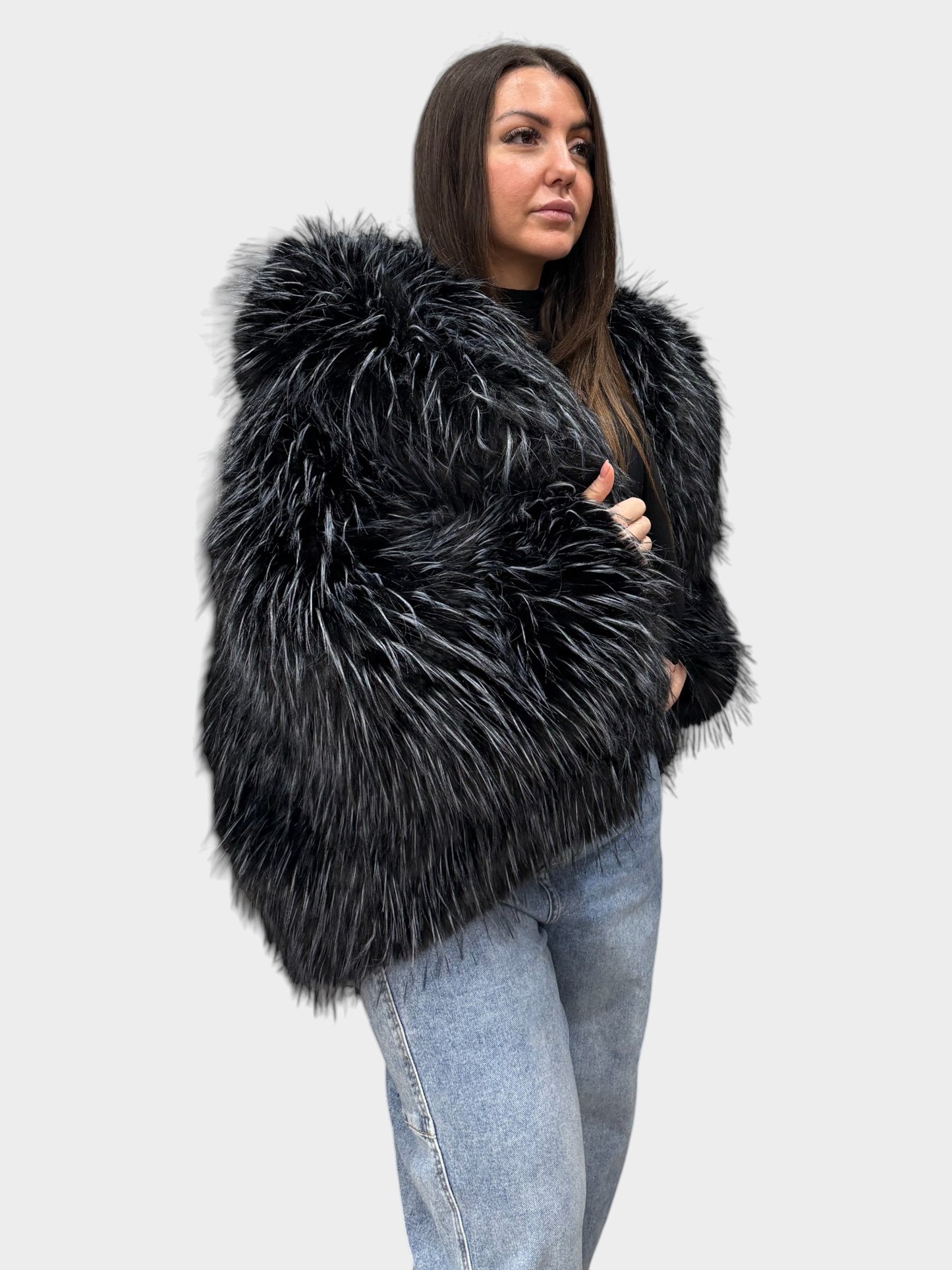 Pelliccia Giacca Da Donna