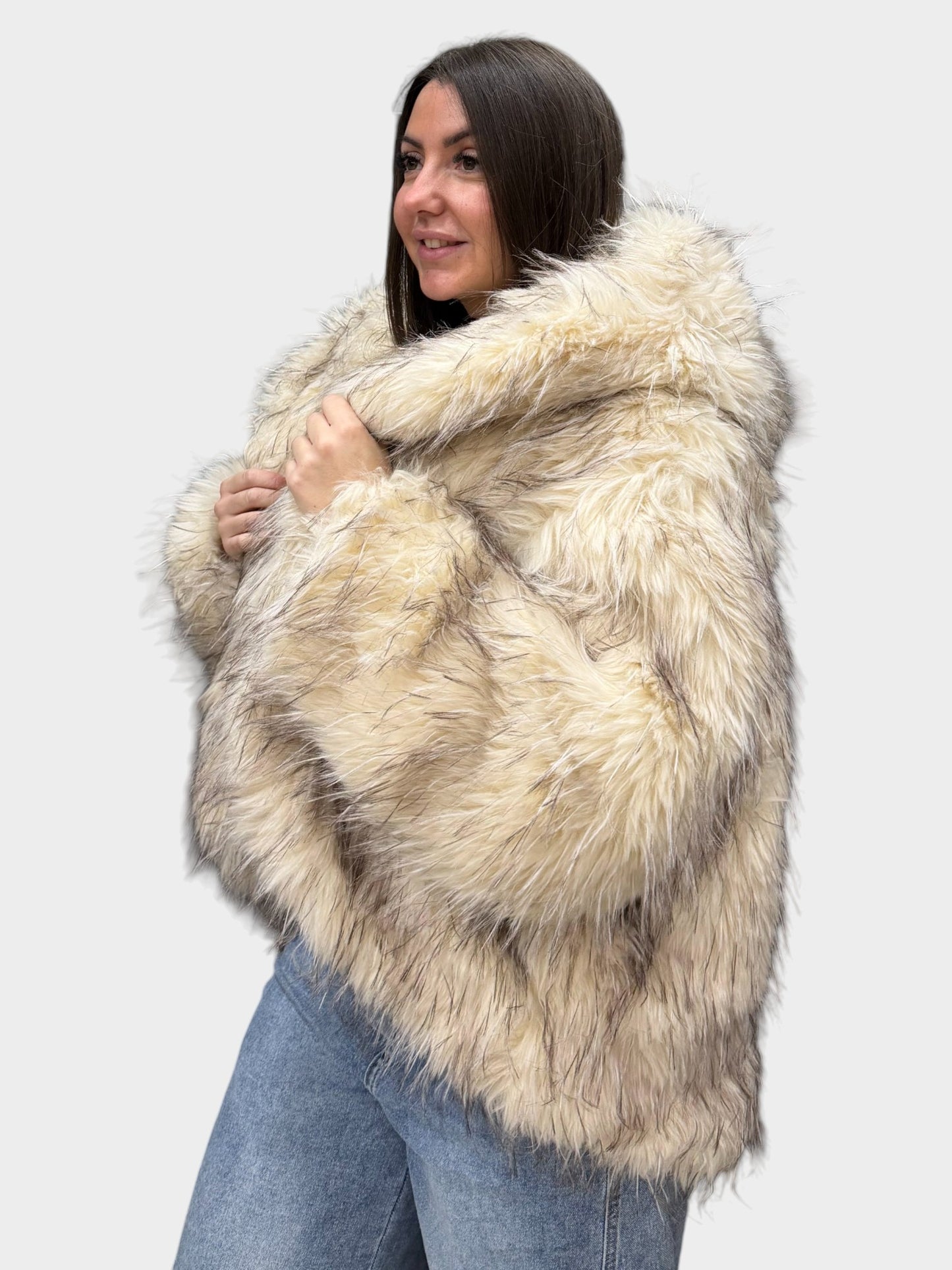 Pelliccia Giacca Da Donna