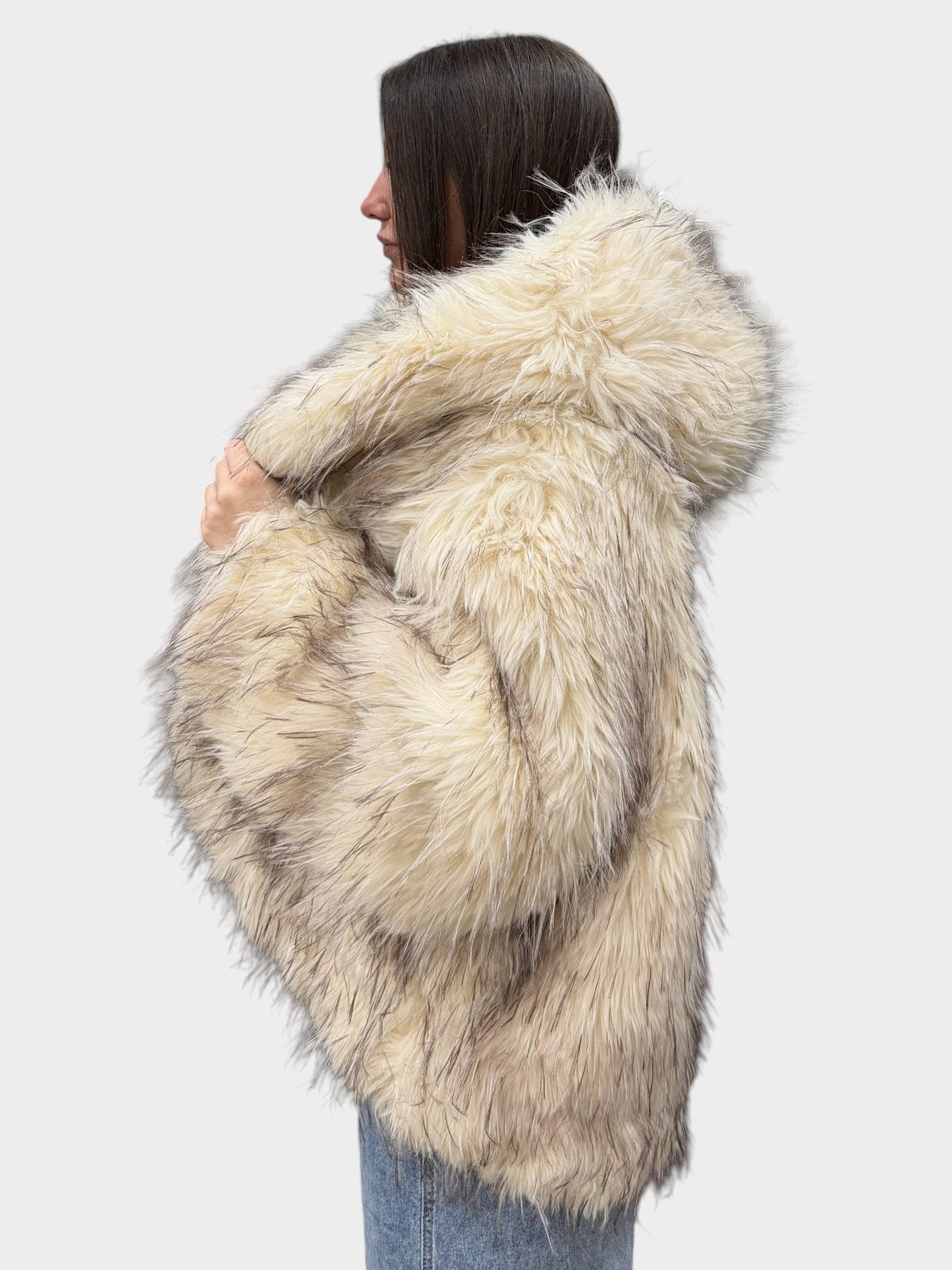 Pelliccia Giacca Da Donna