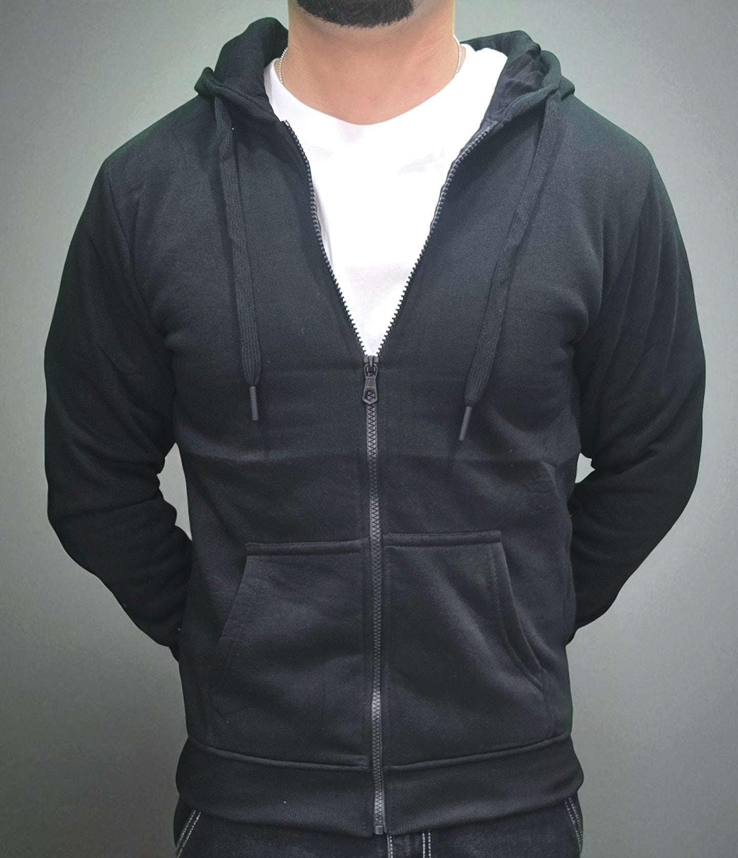 Felpa Con Zip Uomo