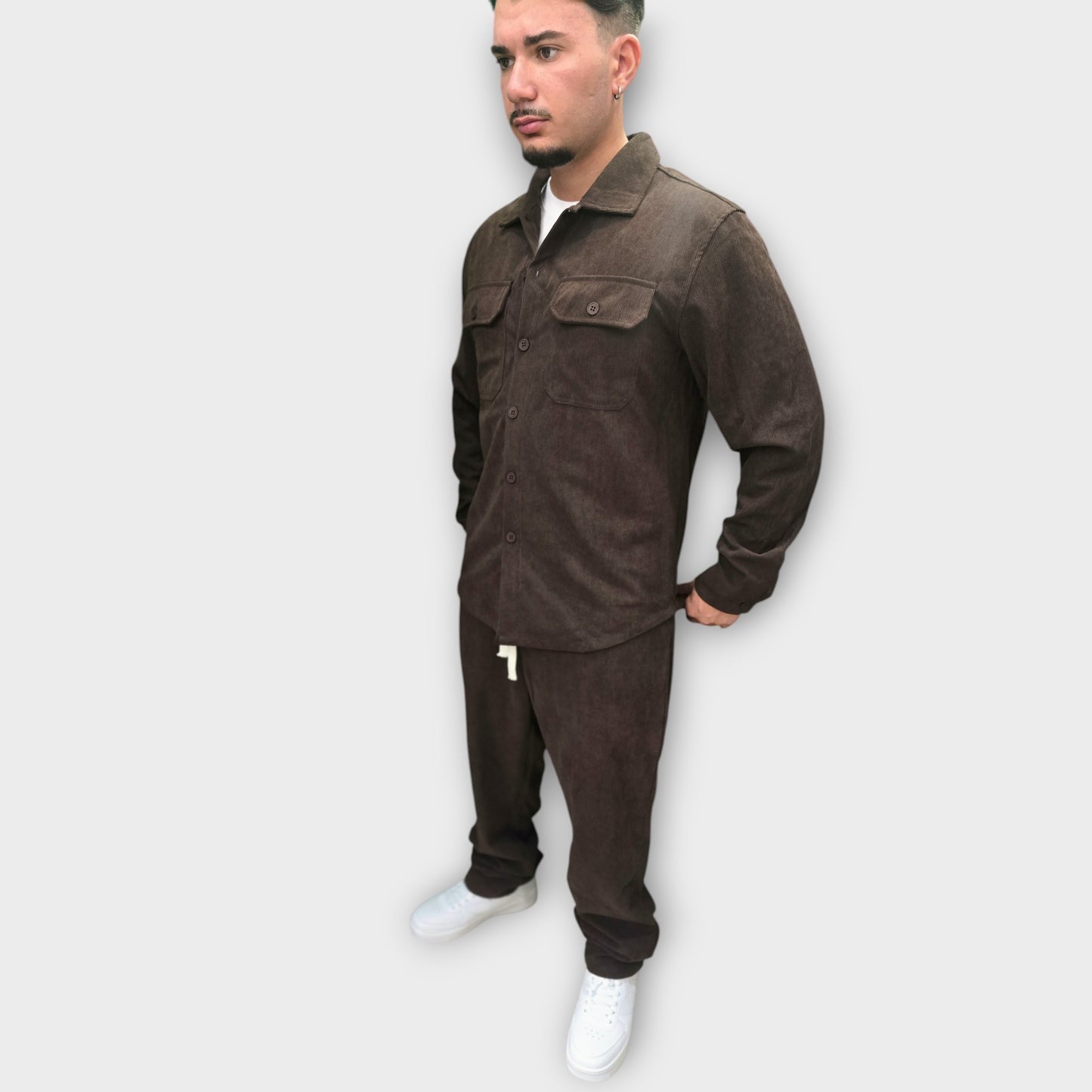 Coordinato Uomo Tuta Velluto
