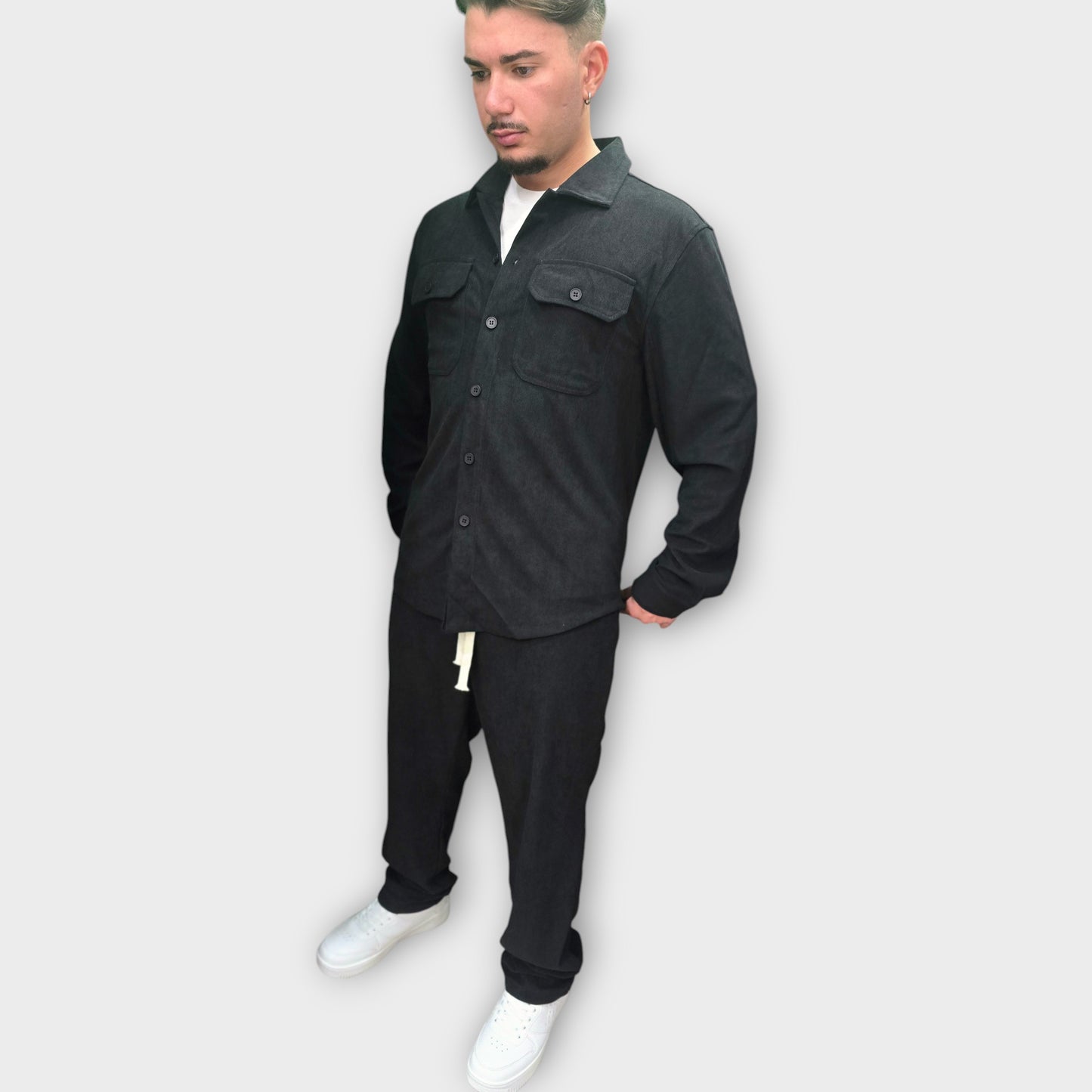 Coordinato Uomo Tuta Velluto