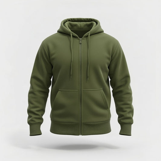 Felpa Con Zip Uomo