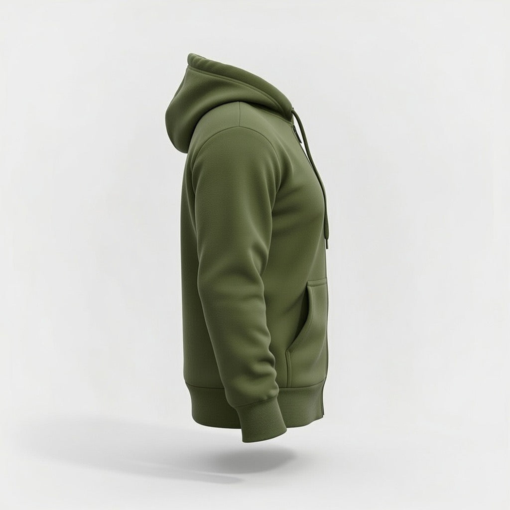 Felpa Con Zip Uomo