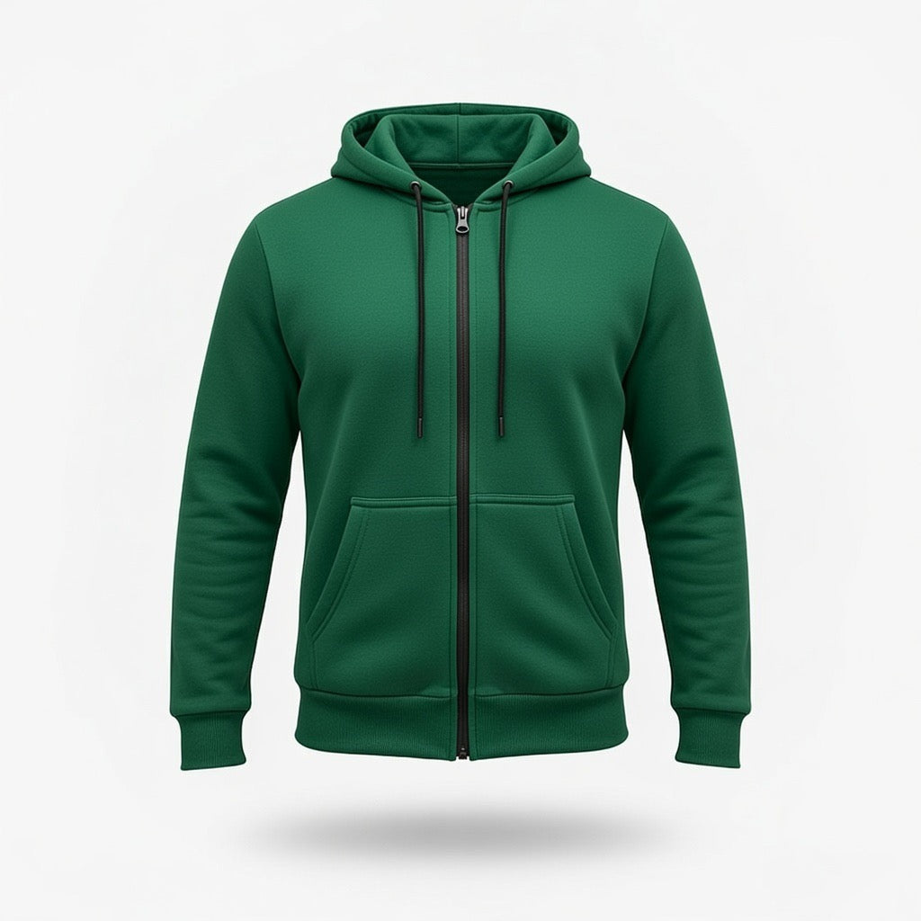 Felpa Con Zip Uomo