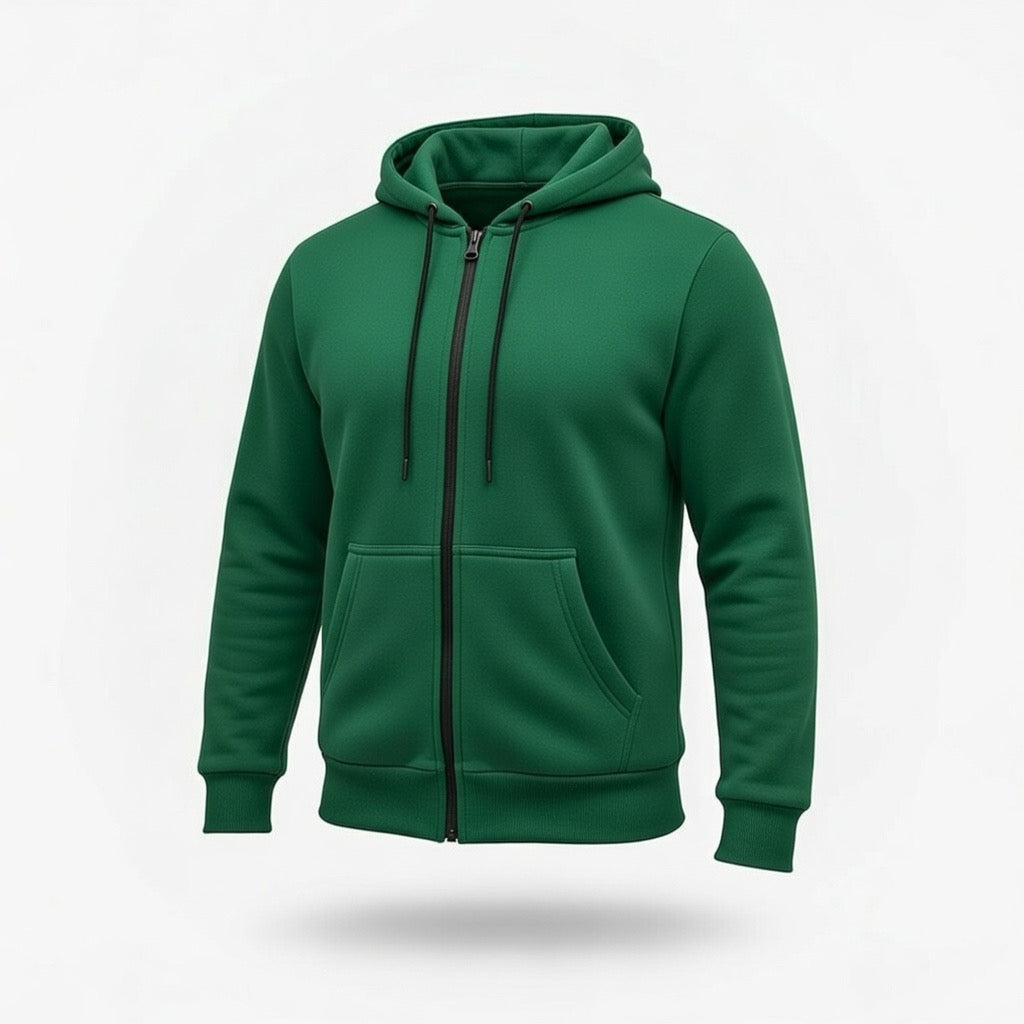 Felpa Con Zip Uomo