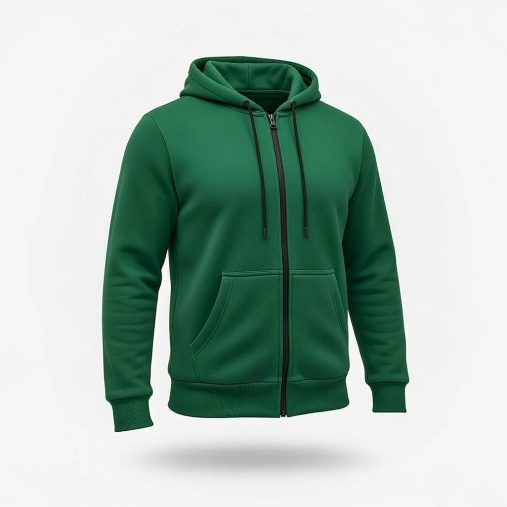 Felpa Con Zip Uomo