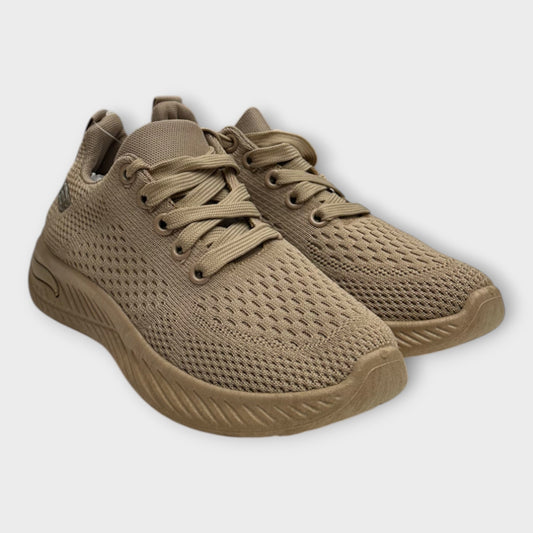 Scarpa Con Lacci In Tela