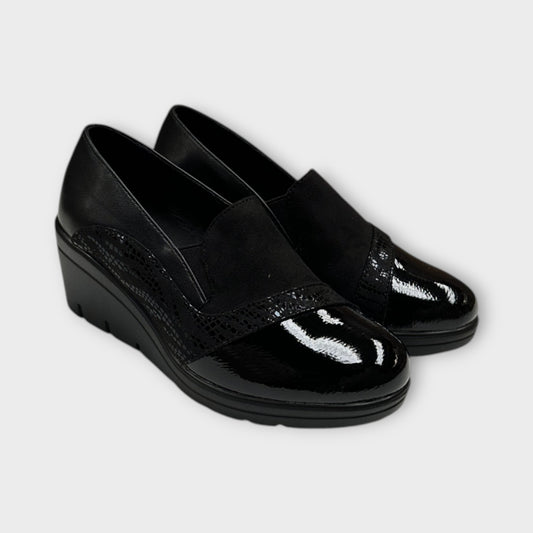 Mocassino Donna Zeppa Alta