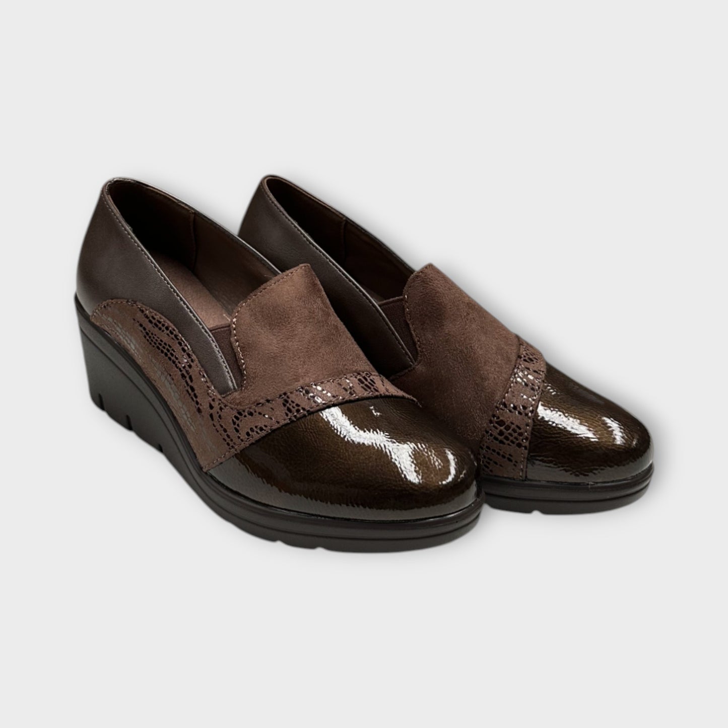 Mocassino Donna Zeppa Alta