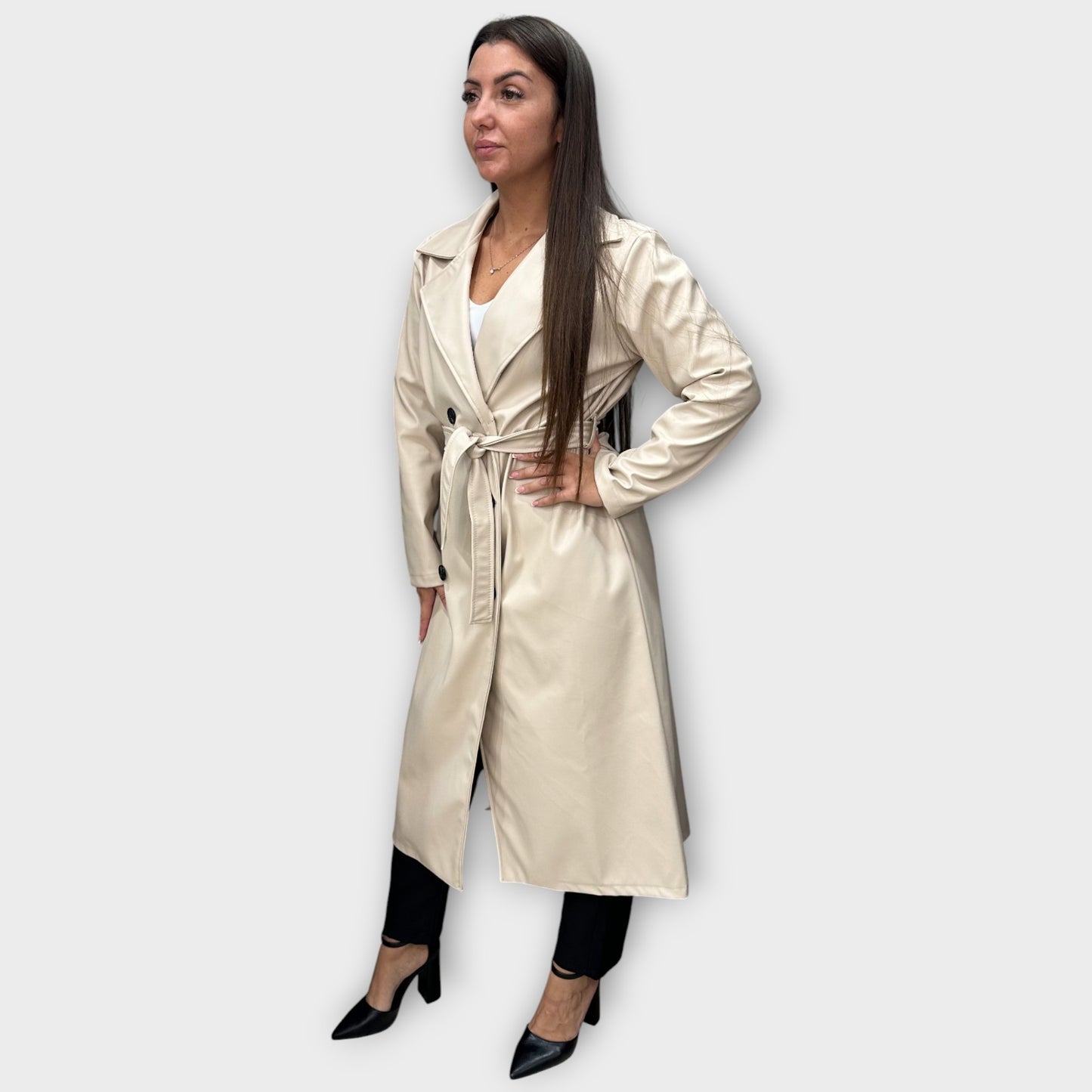 Trench Impermabile da Donna Lungo