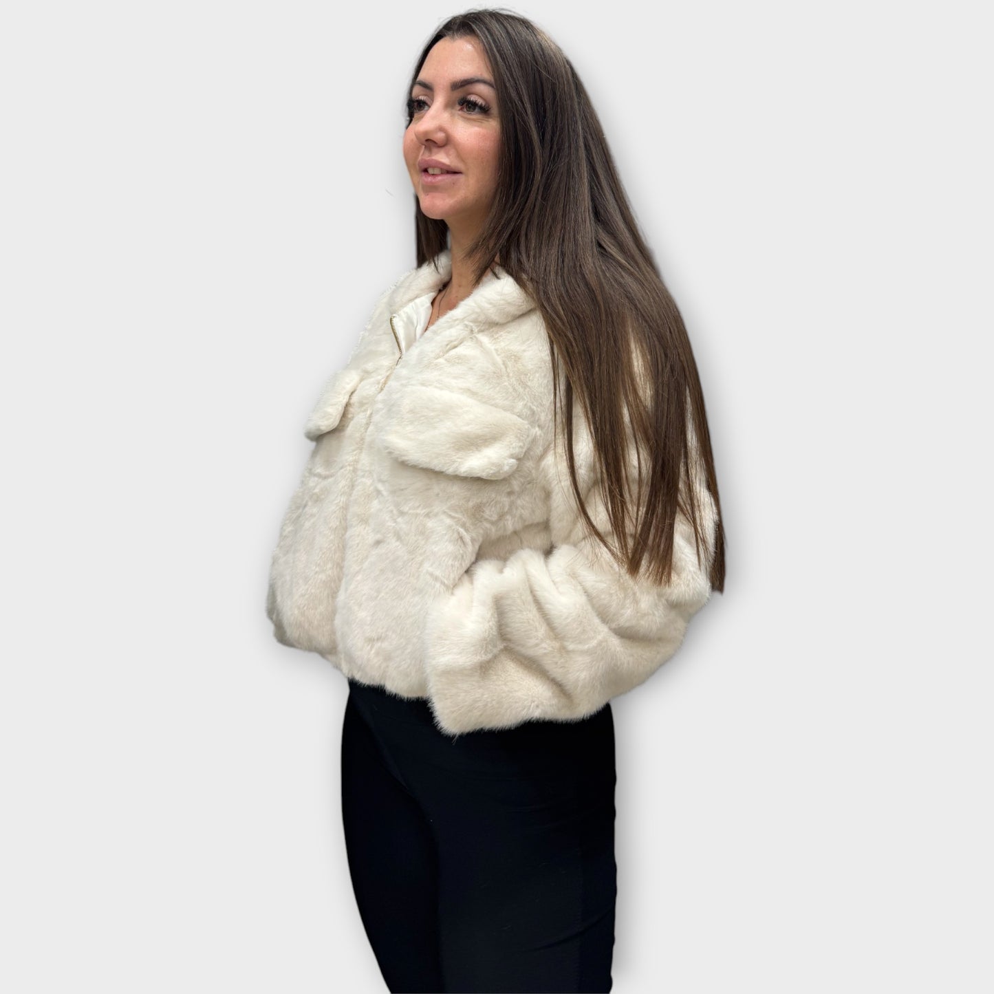 Pelliccia Giacca Da Donna