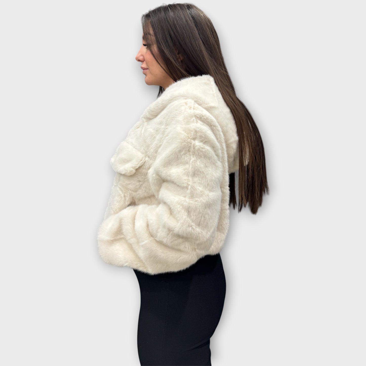 Pelliccia Giacca Da Donna