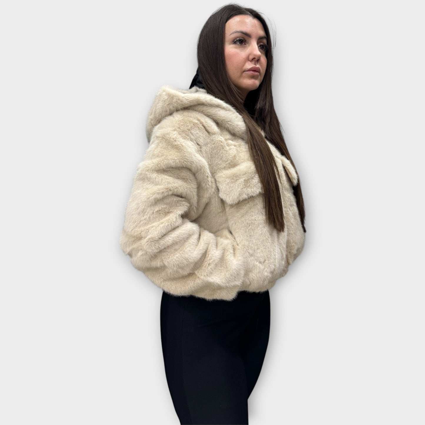 Pelliccia Giacca Da Donna