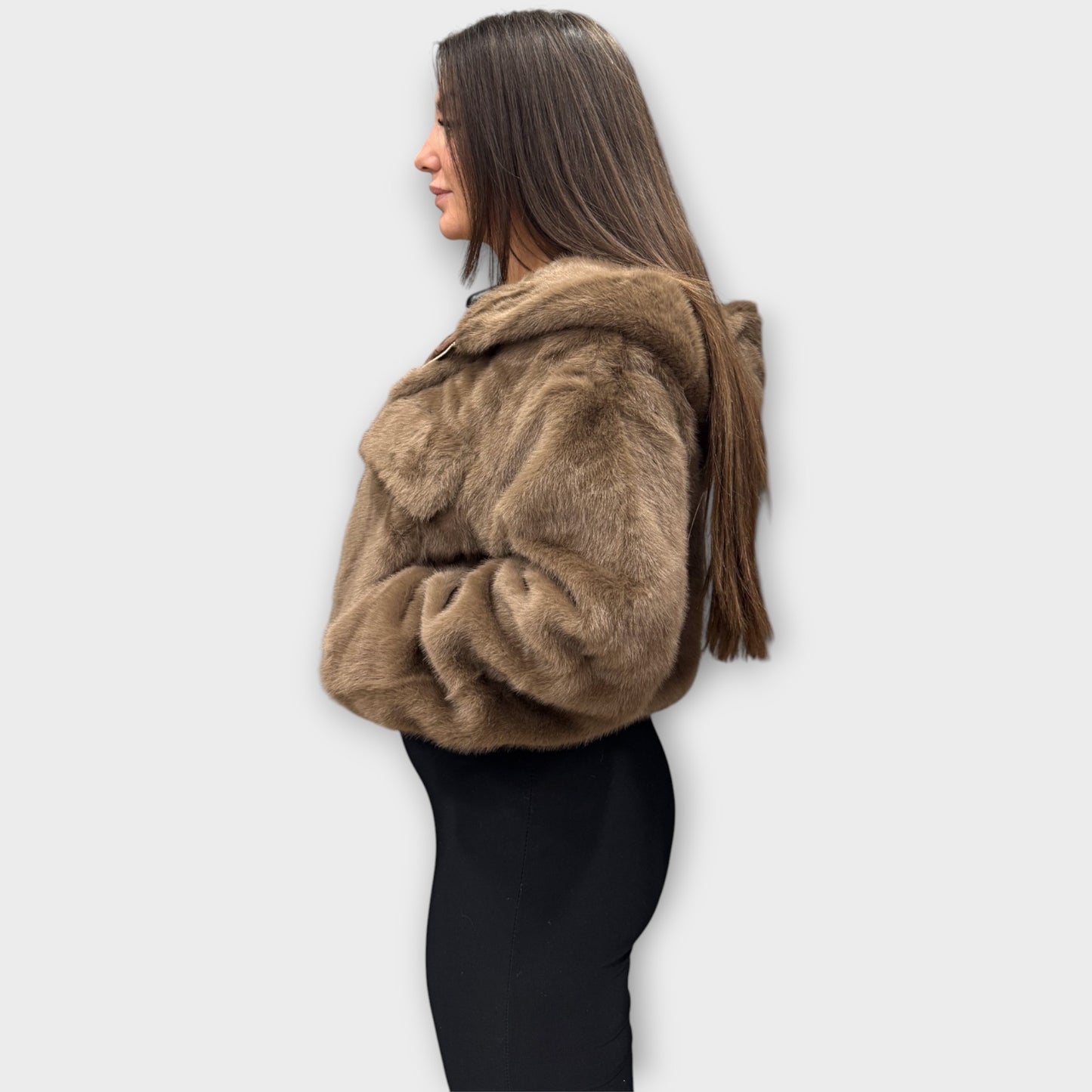 Pelliccia Giacca Da Donna