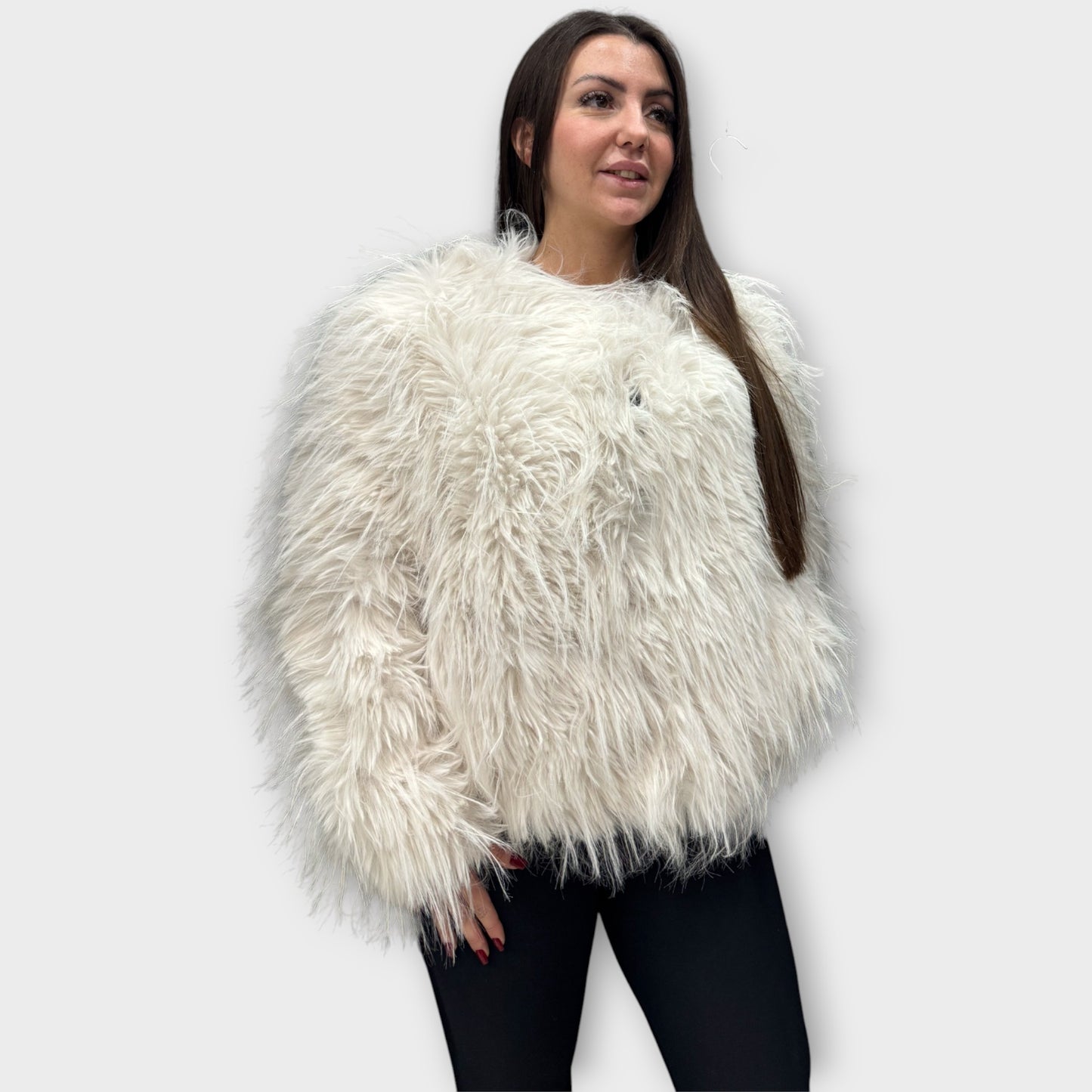 Pelliccia Giacca Da Donna