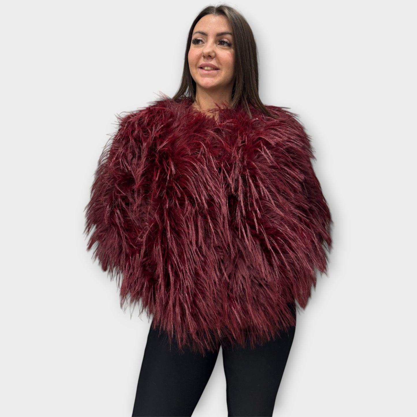 Pelliccia Giacca Da Donna