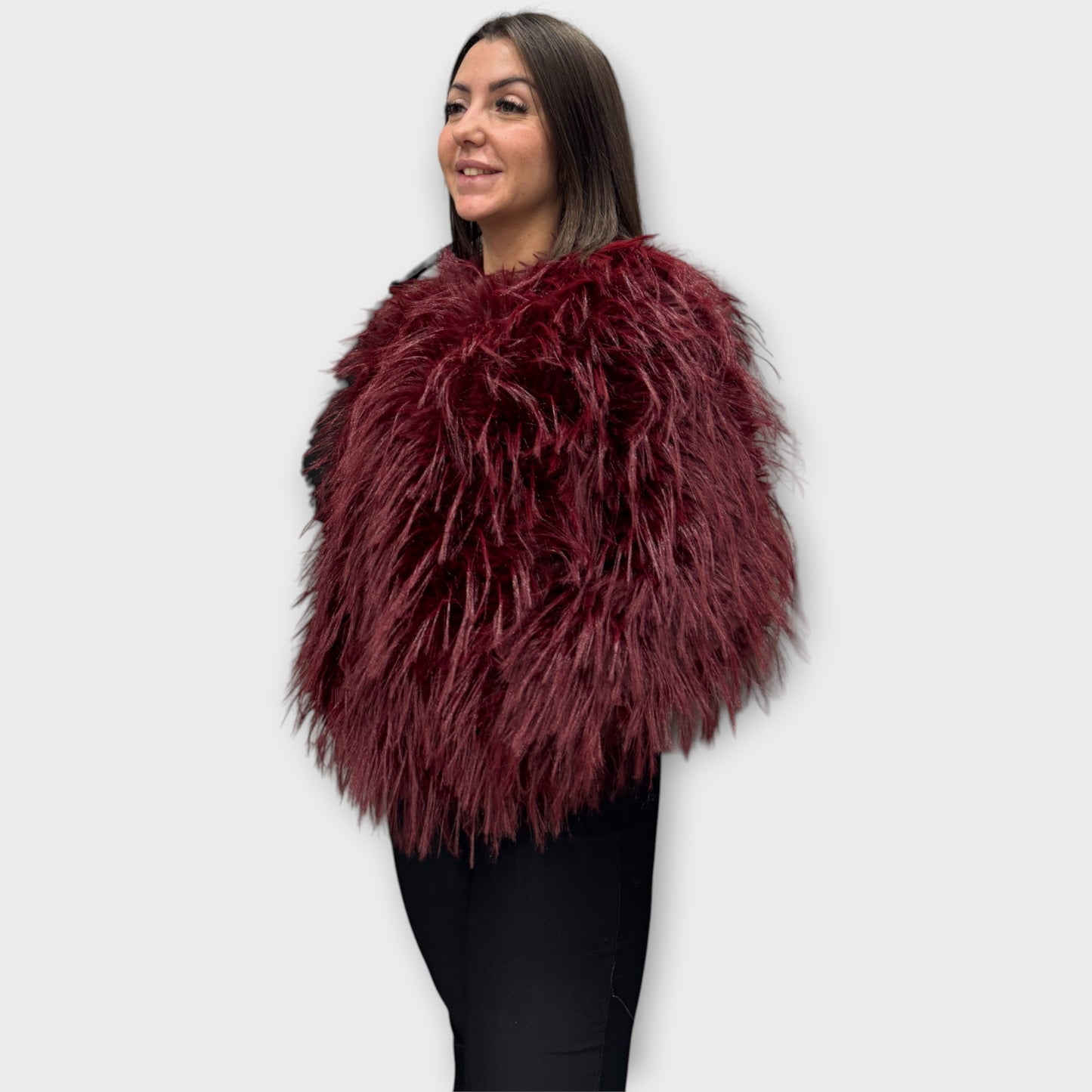 Pelliccia Giacca Da Donna