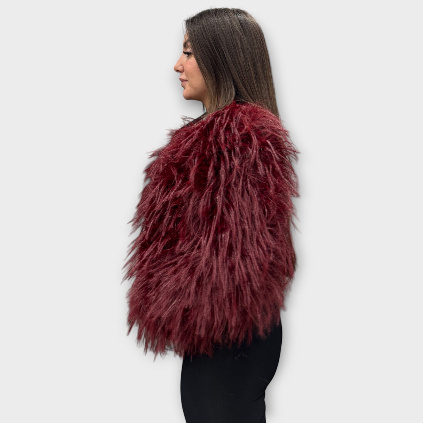 Pelliccia Giacca Da Donna