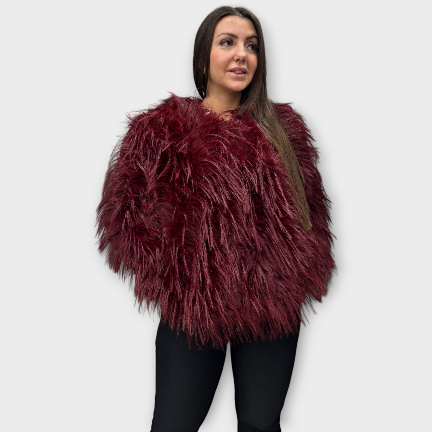 Pelliccia Giacca Da Donna