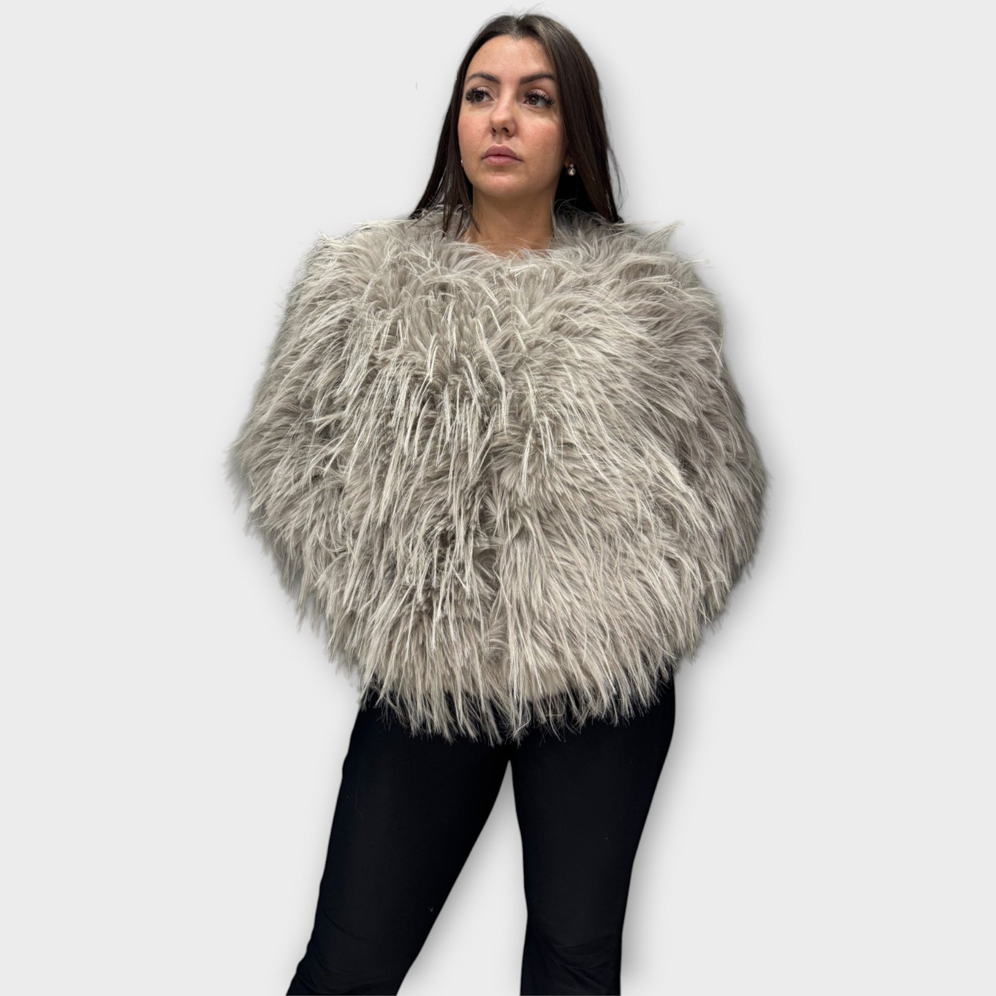 Pelliccia Giacca Da Donna