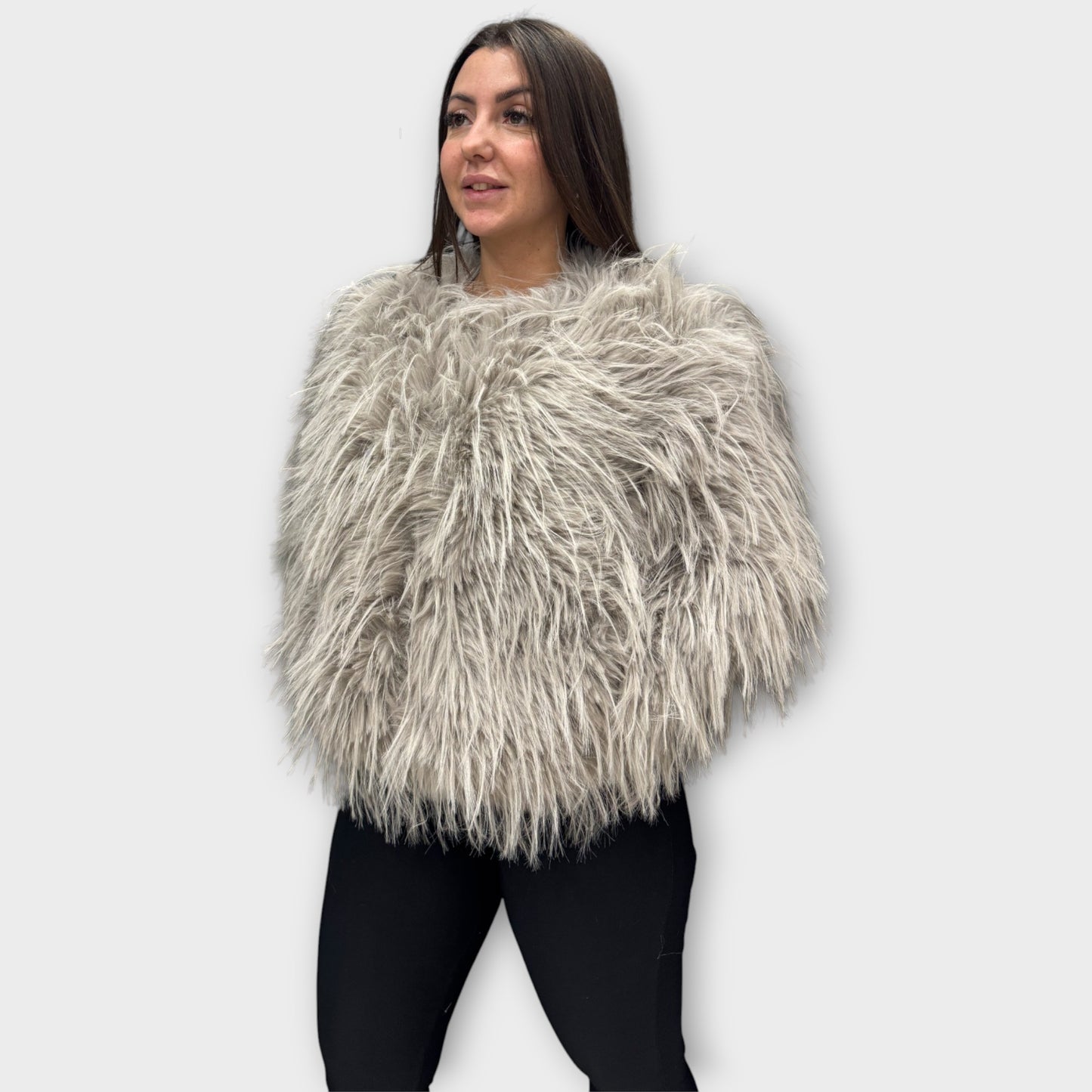 Pelliccia Giacca Da Donna