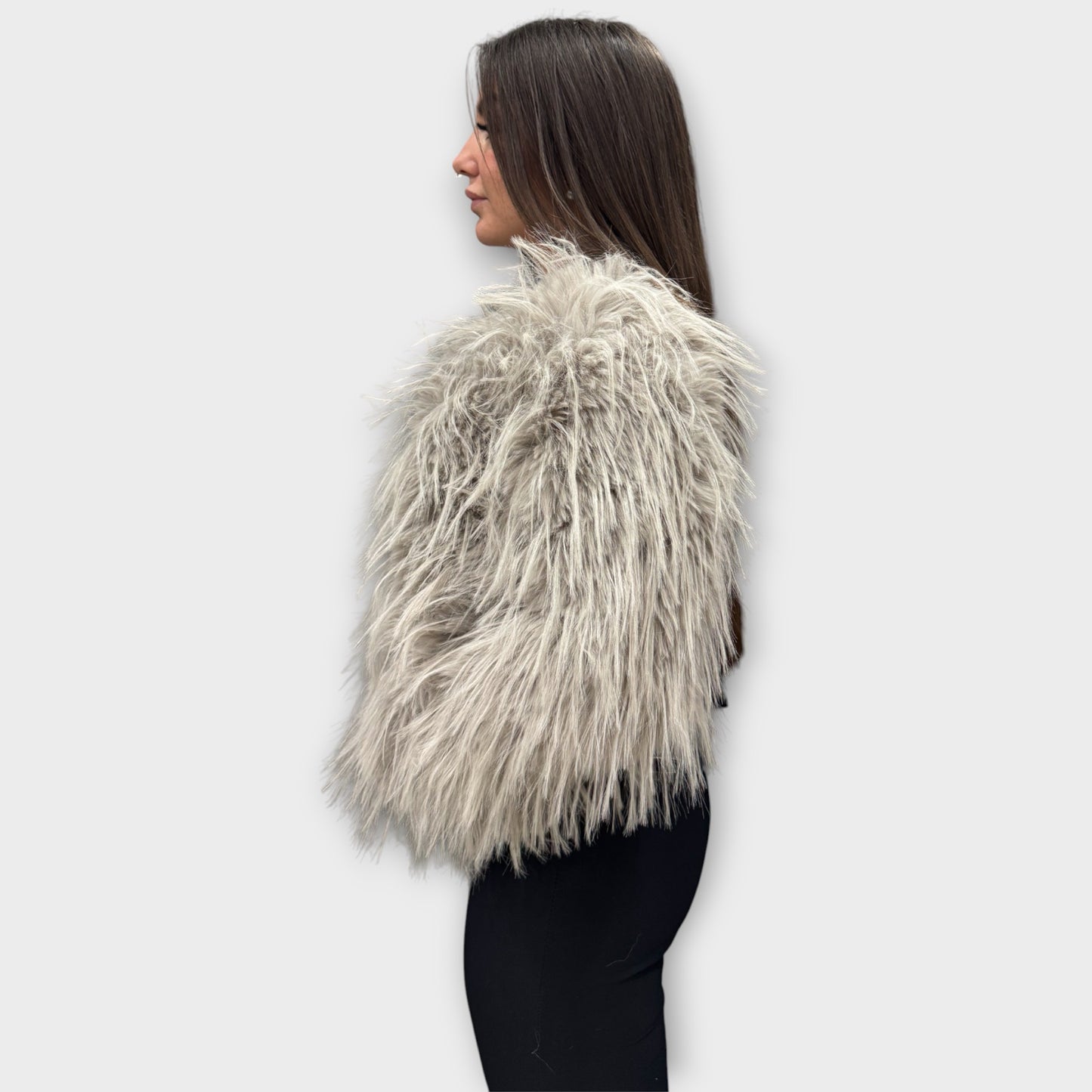 Pelliccia Giacca Da Donna