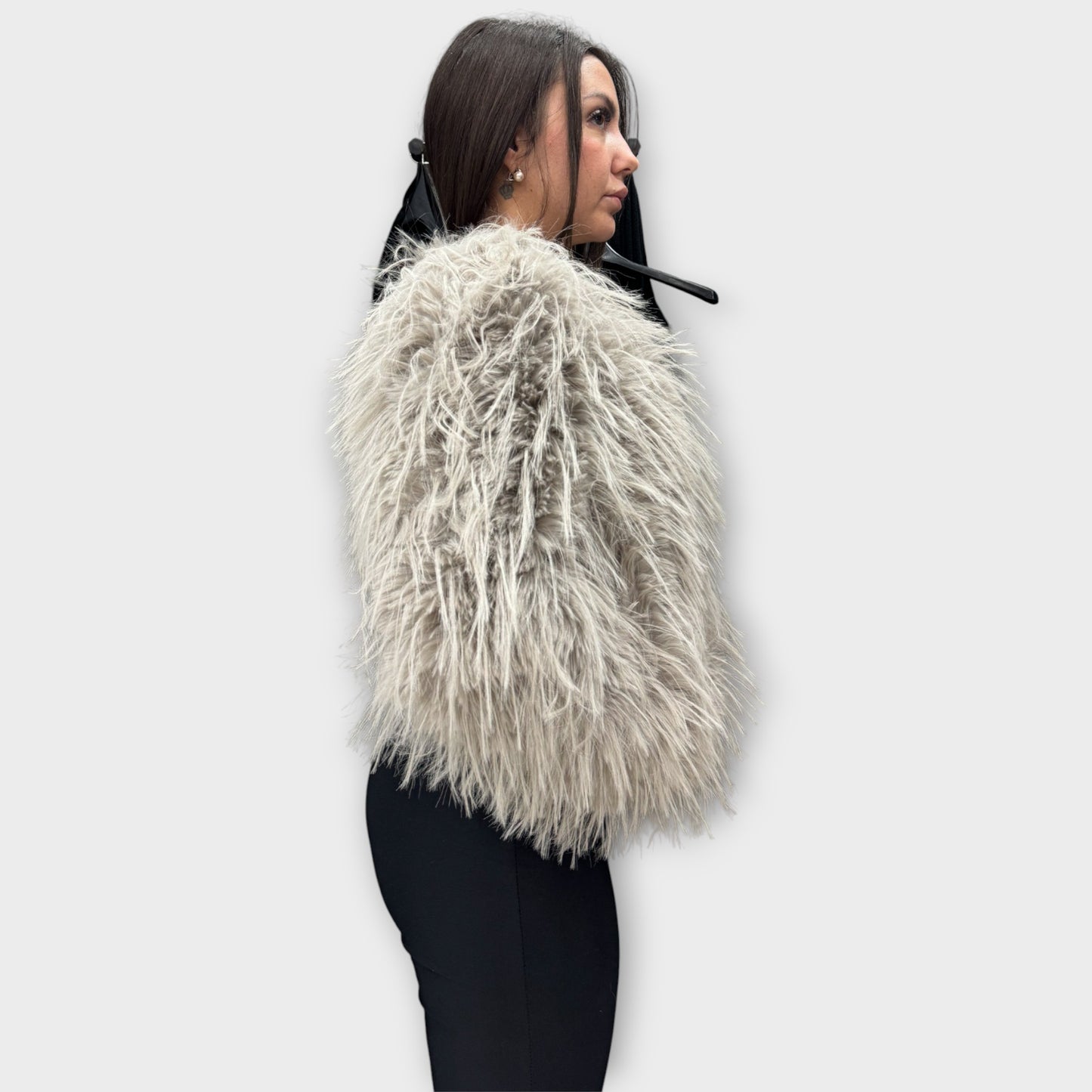 Pelliccia Giacca Da Donna