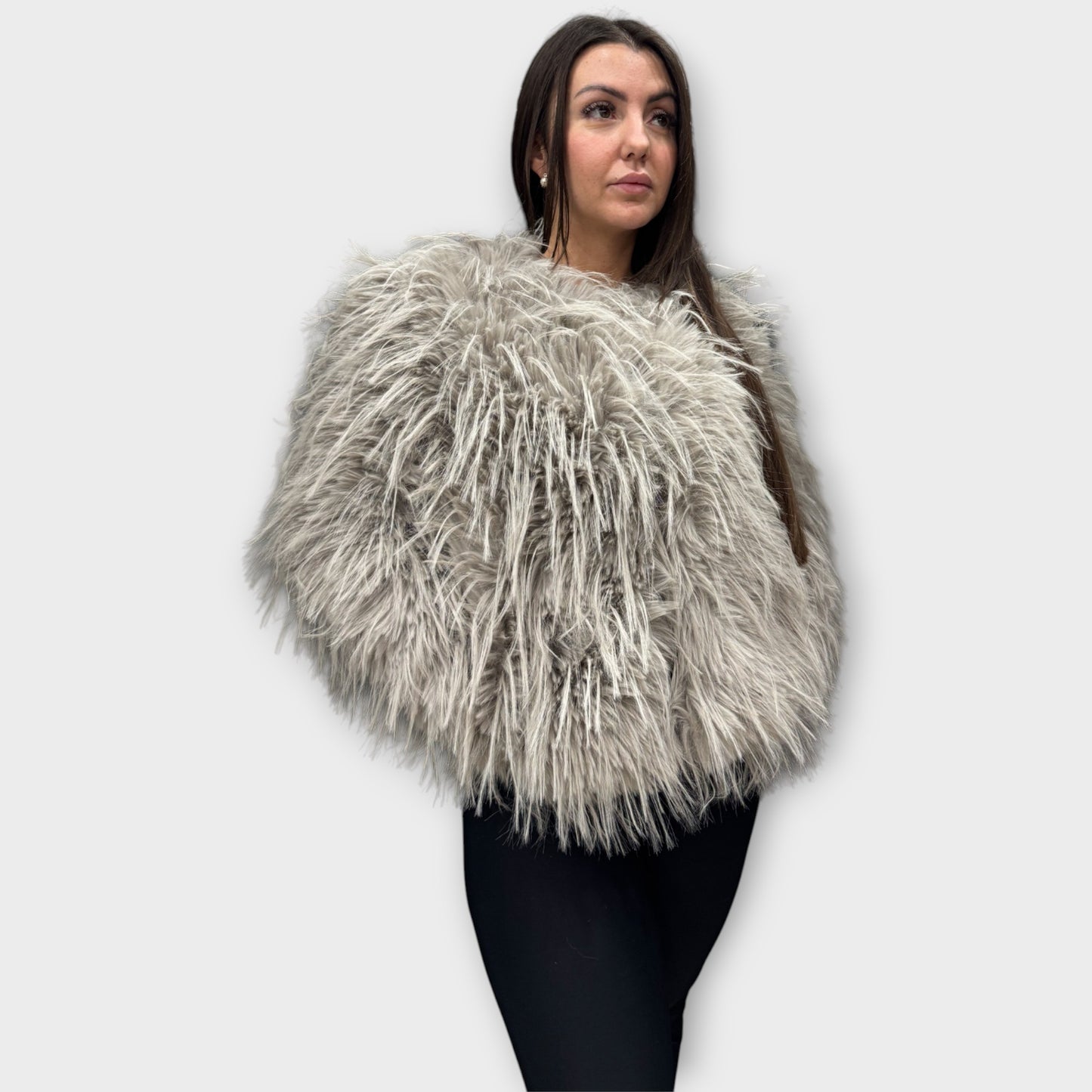 Pelliccia Giacca Da Donna