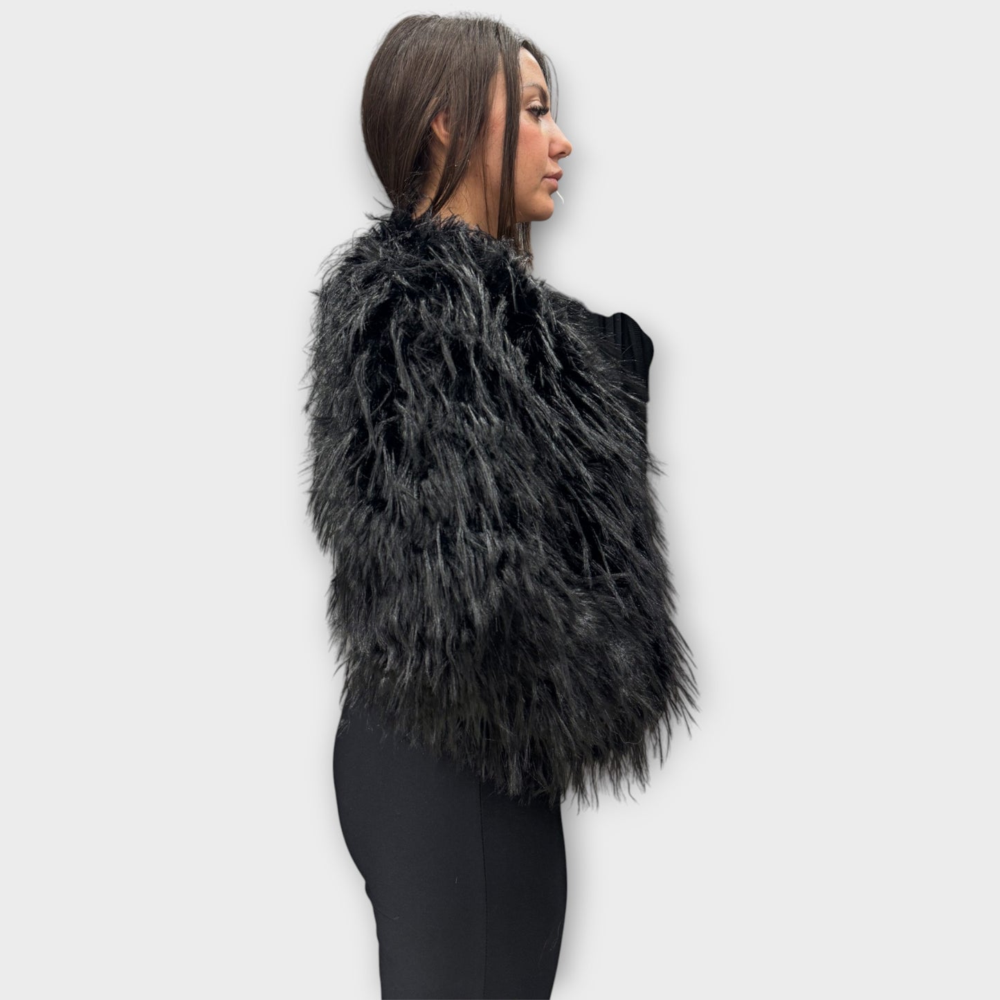 Pelliccia Giacca Da Donna