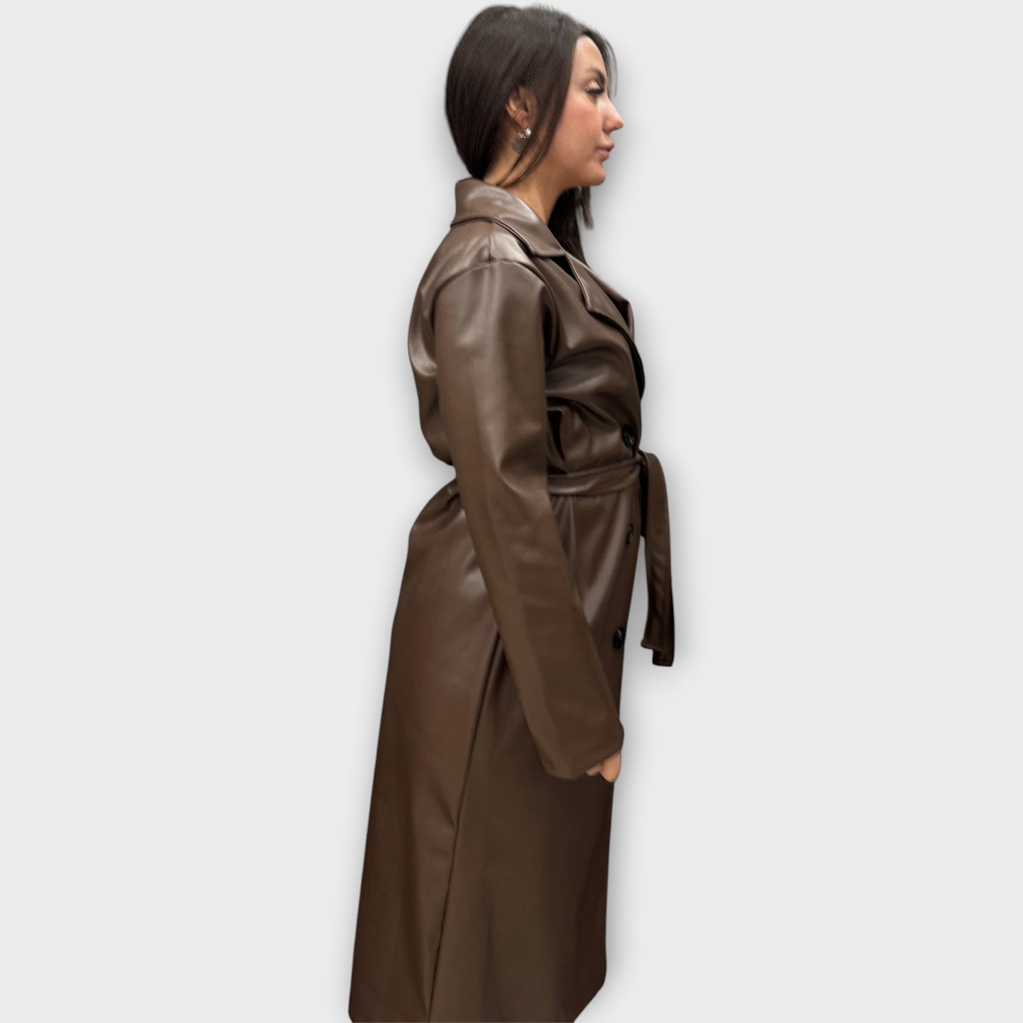 Trench Impermabile da Donna Lungo