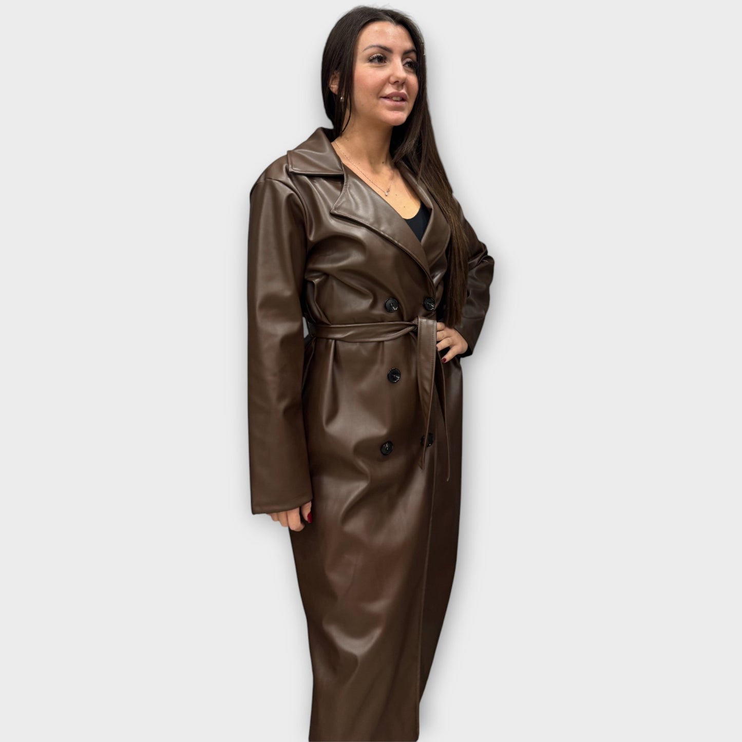 Trench Impermabile da Donna Lungo
