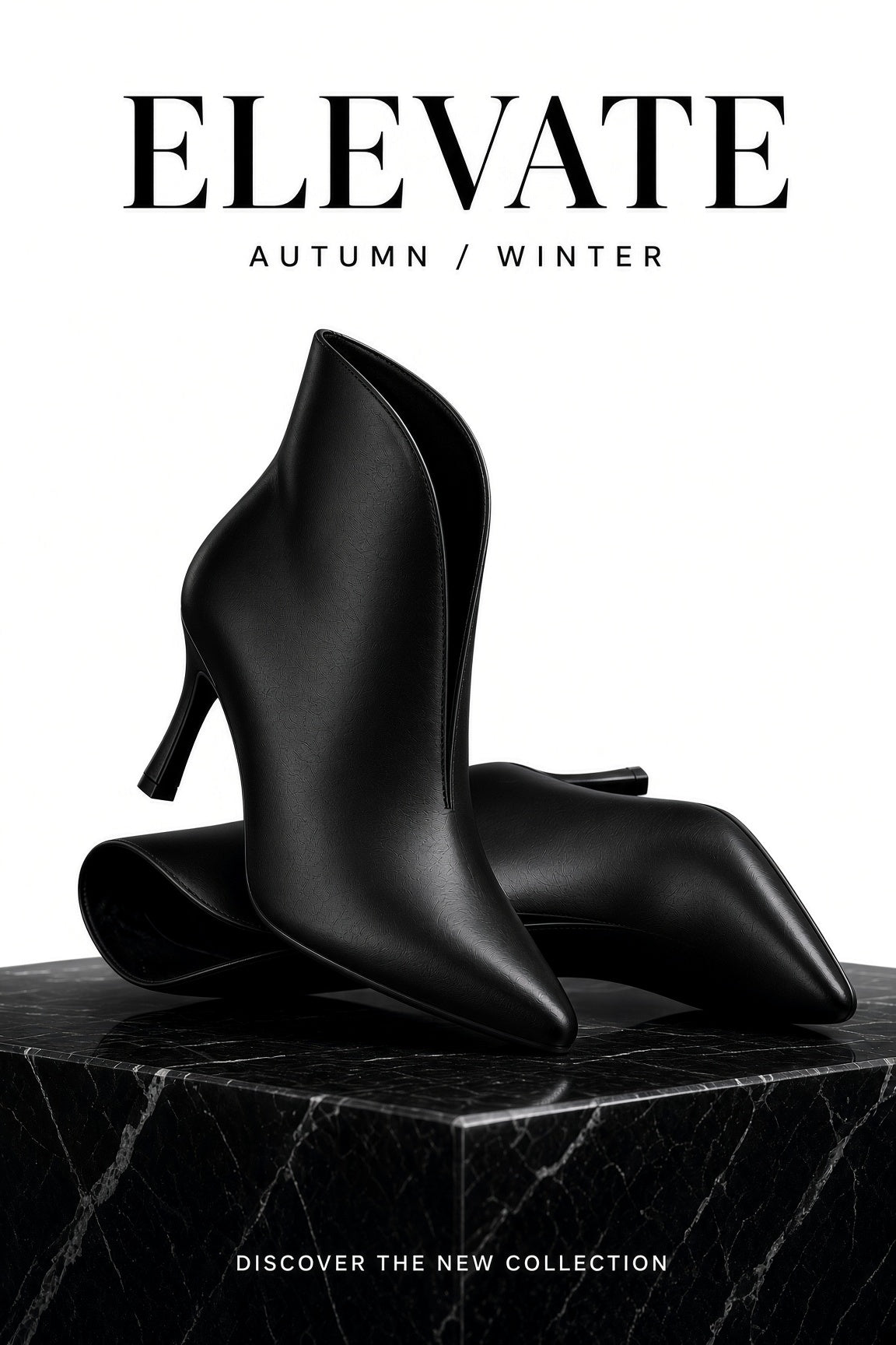 Stivaletto Donna con Tacco MS7202 NERO