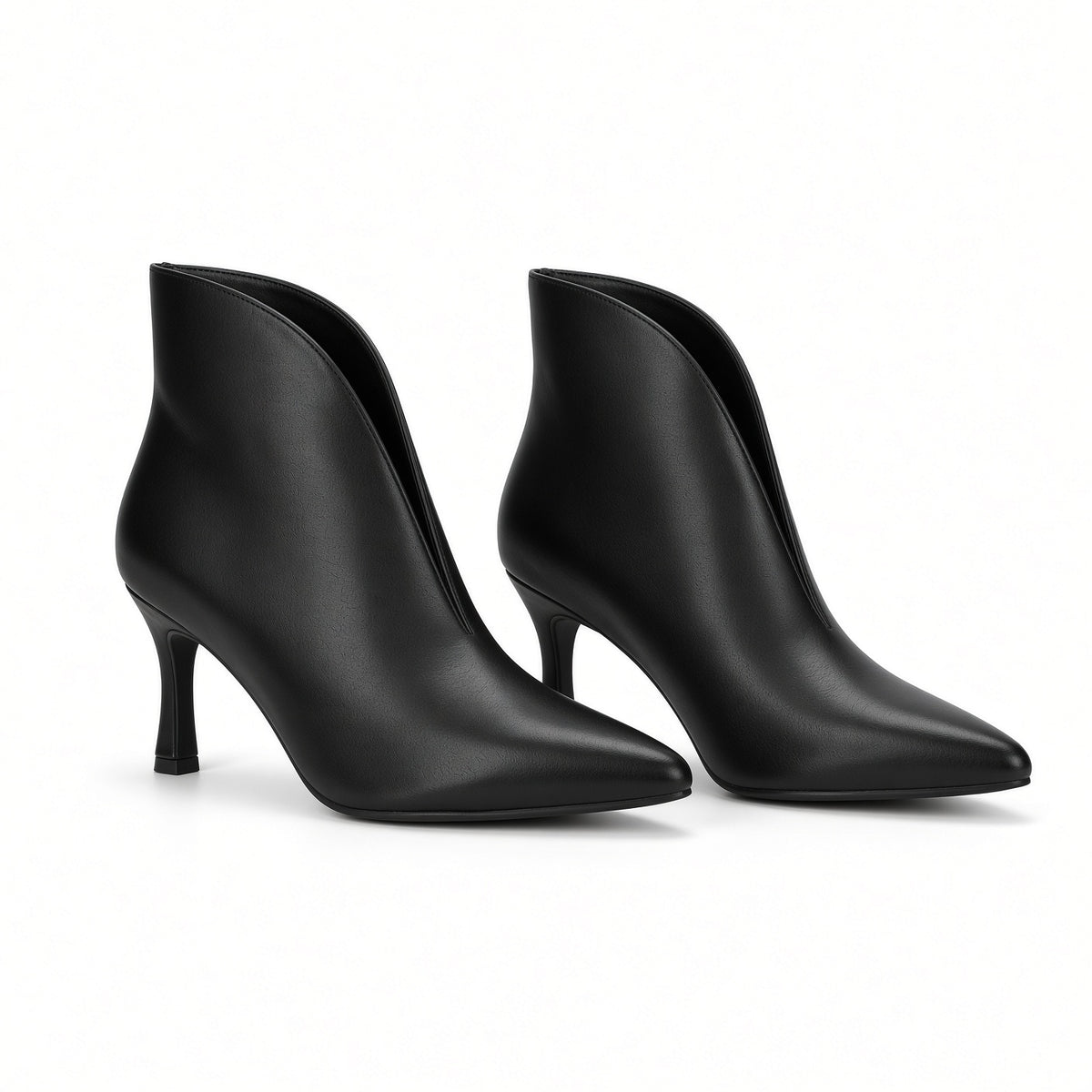 Stivaletto Donna con Tacco MS7202 NERO