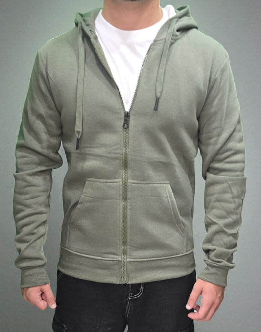Felpa Con Zip Uomo