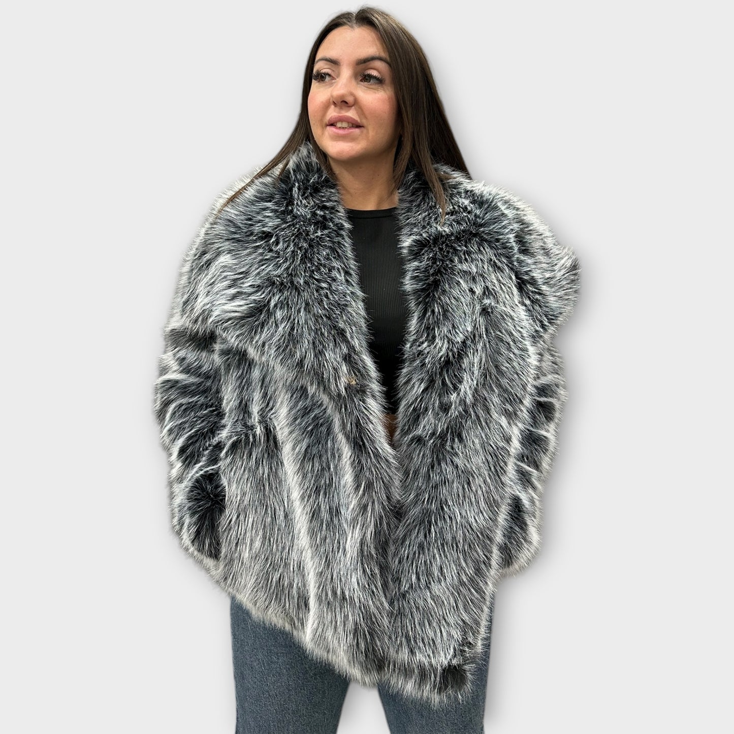 Pelliccia Giacca Da Donna