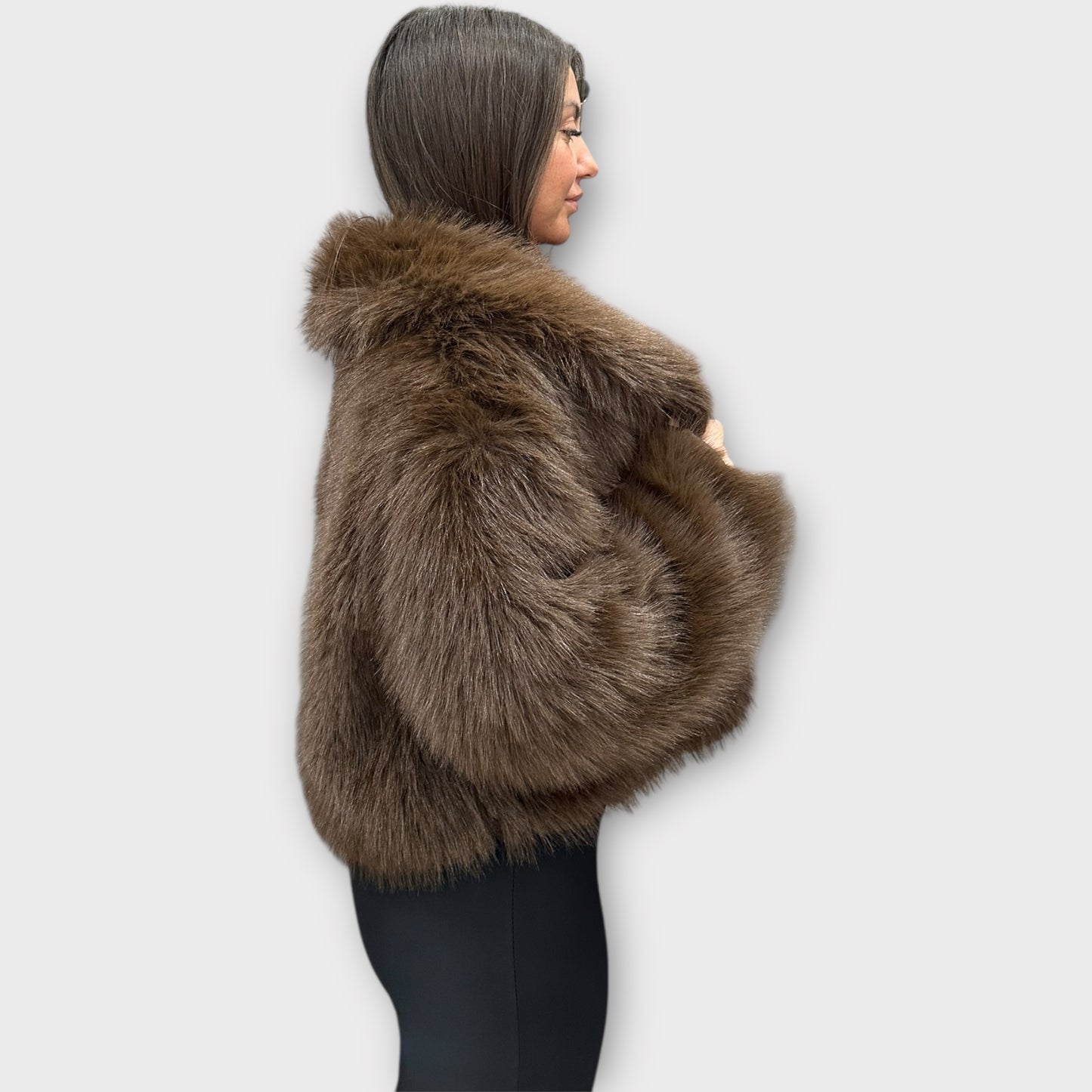 Pelliccia Giacca Da Donna