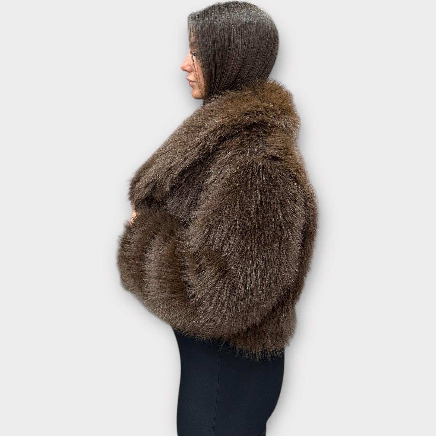 Pelliccia Giacca Da Donna