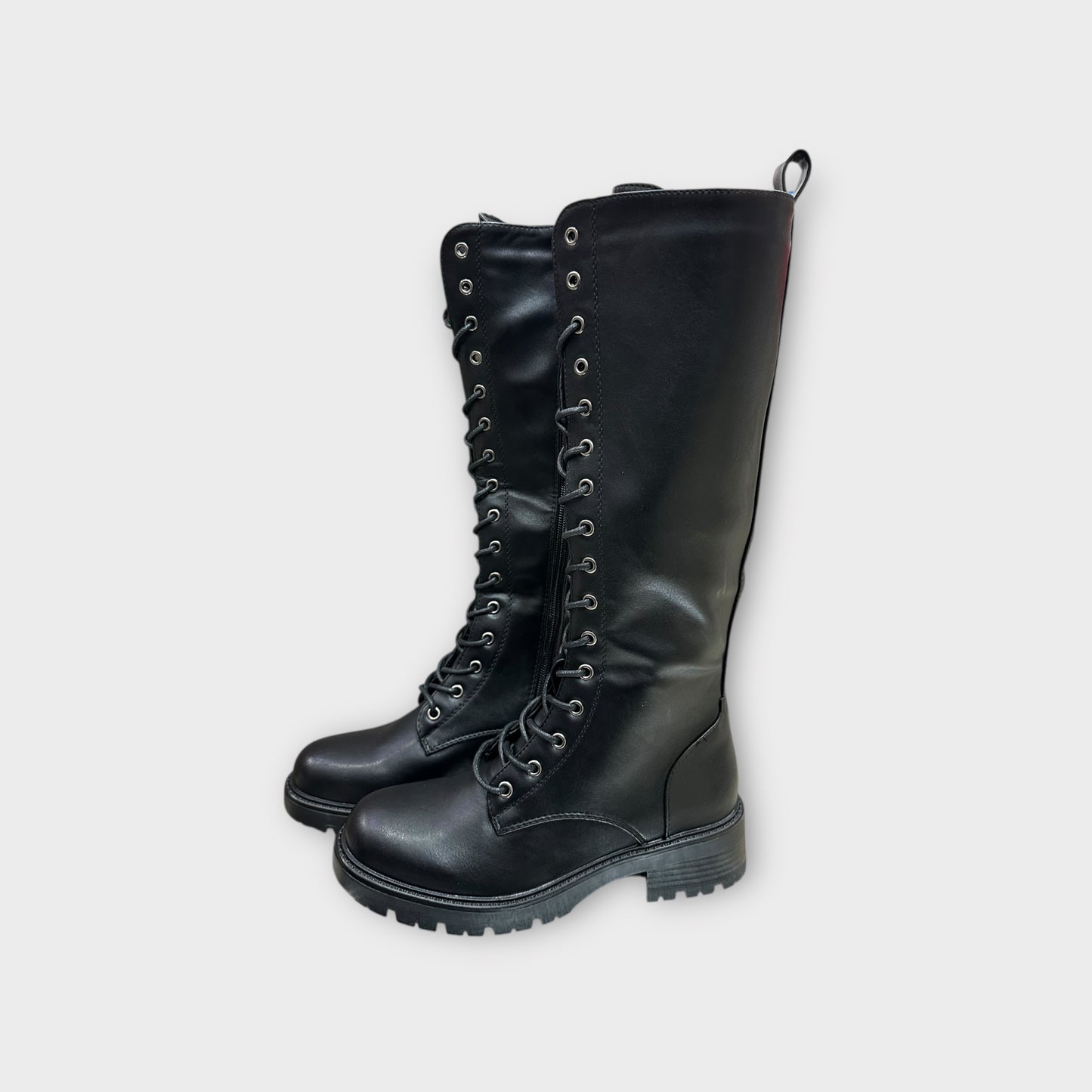 Stivale Donna Alto con Lacci