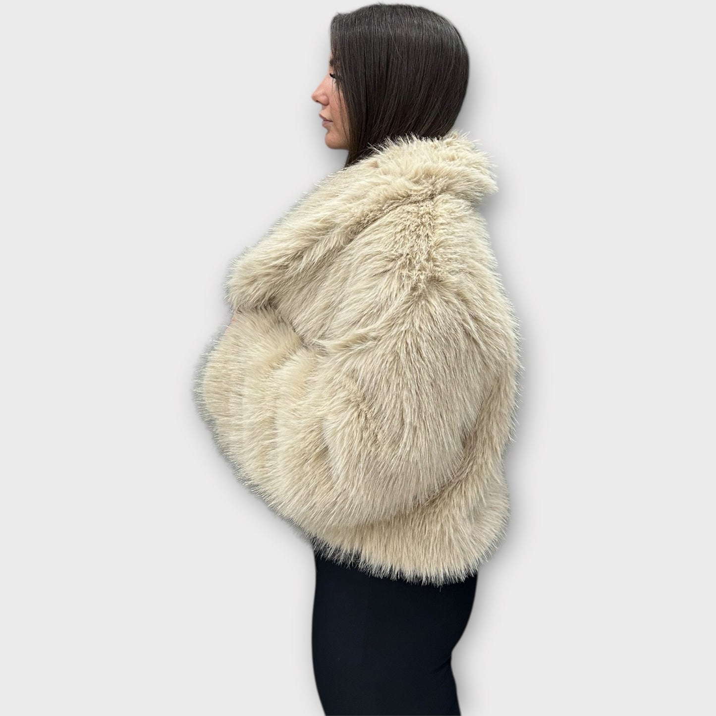 Pelliccia Giacca Da Donna