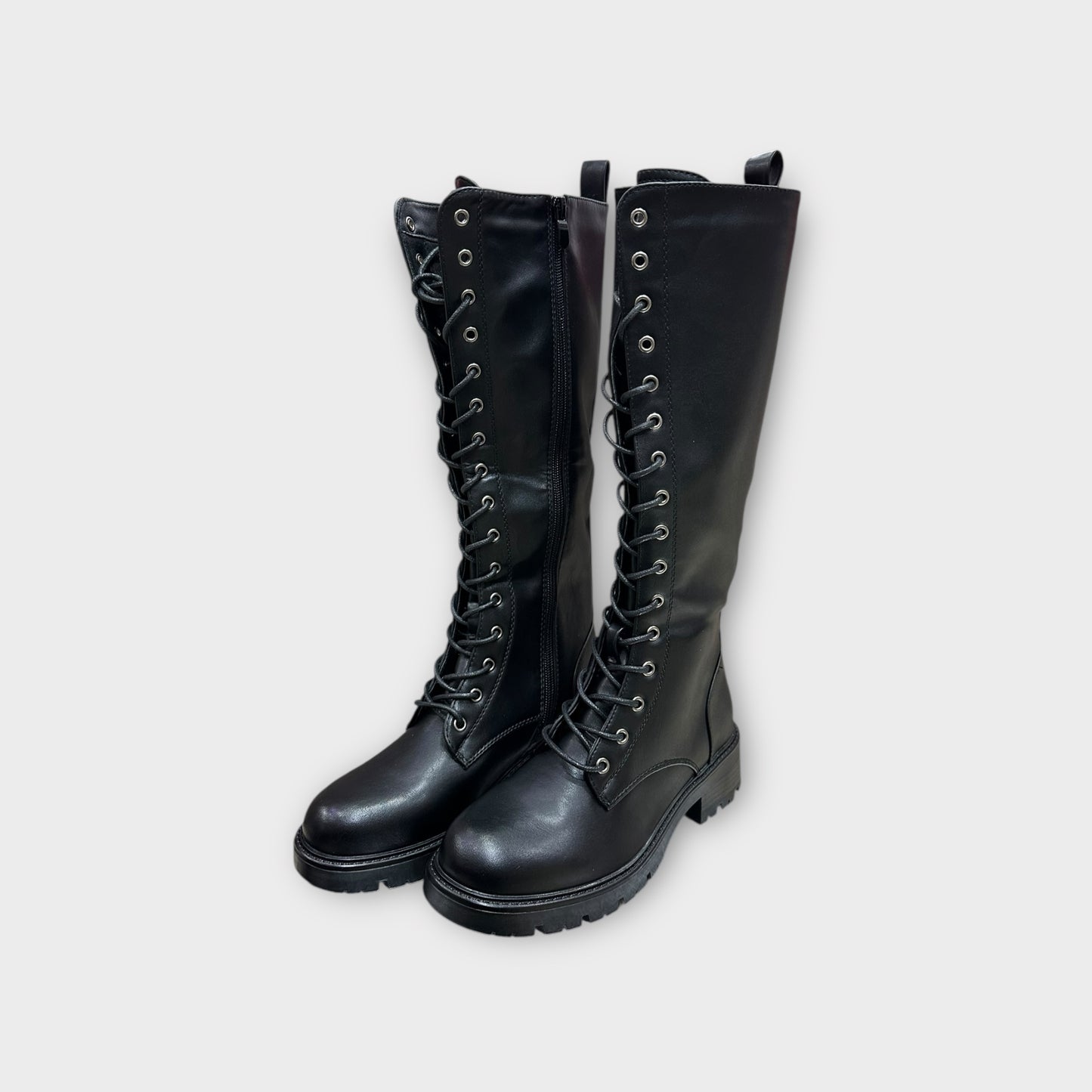 Stivale Donna Alto con Lacci