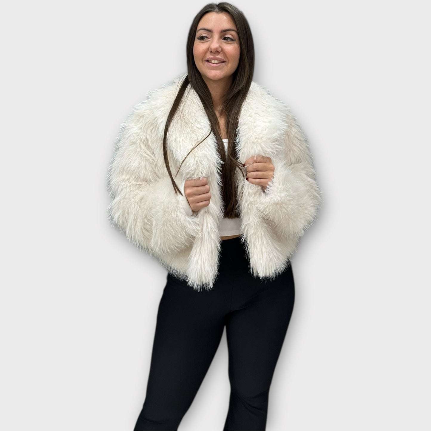 Pelliccia Giacca Da Donna