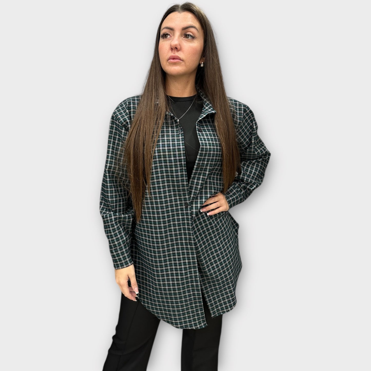 Camicia Donna A Quadri